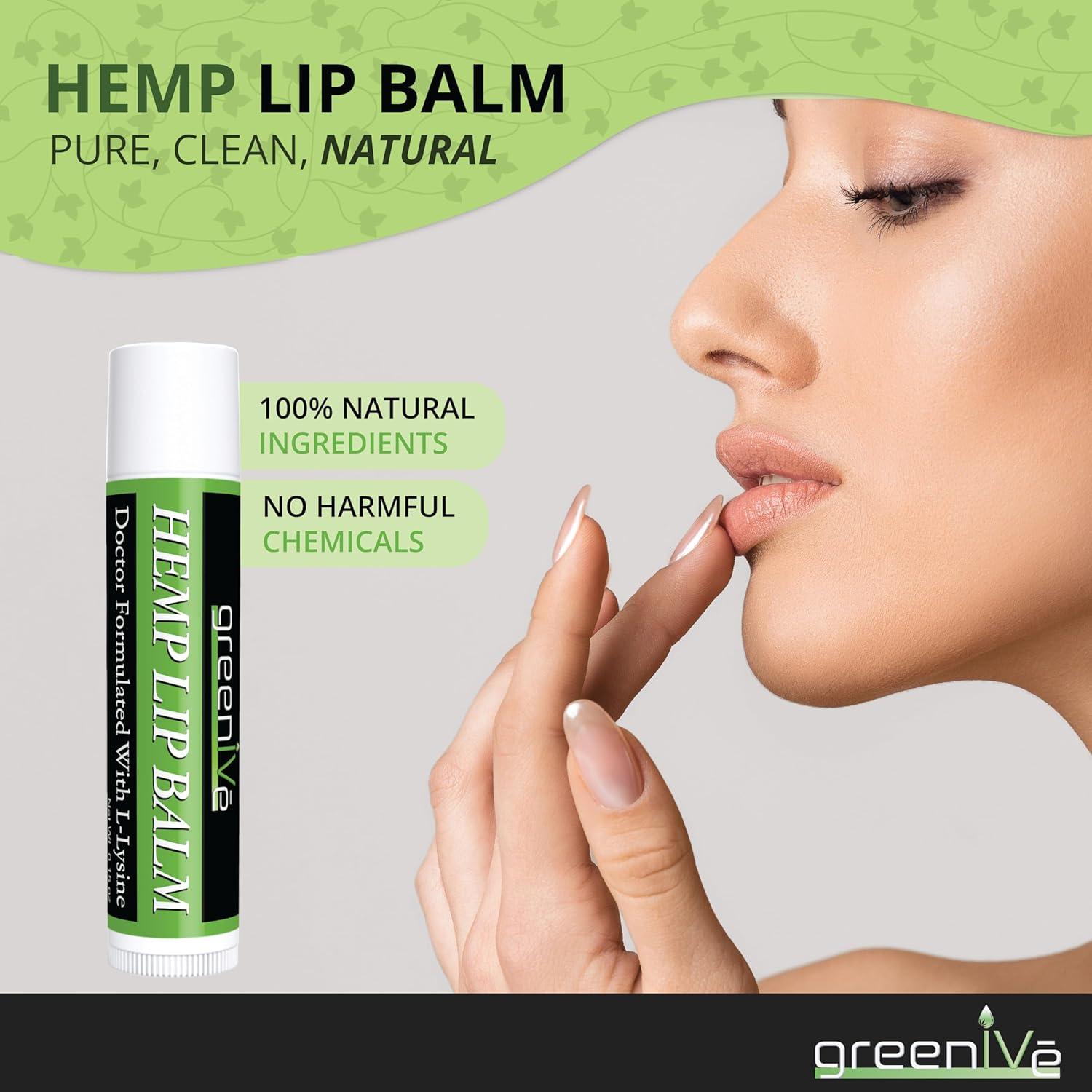 Bálsamo Labial Vegano GreenIVe con Omega 3 y 6, 4g