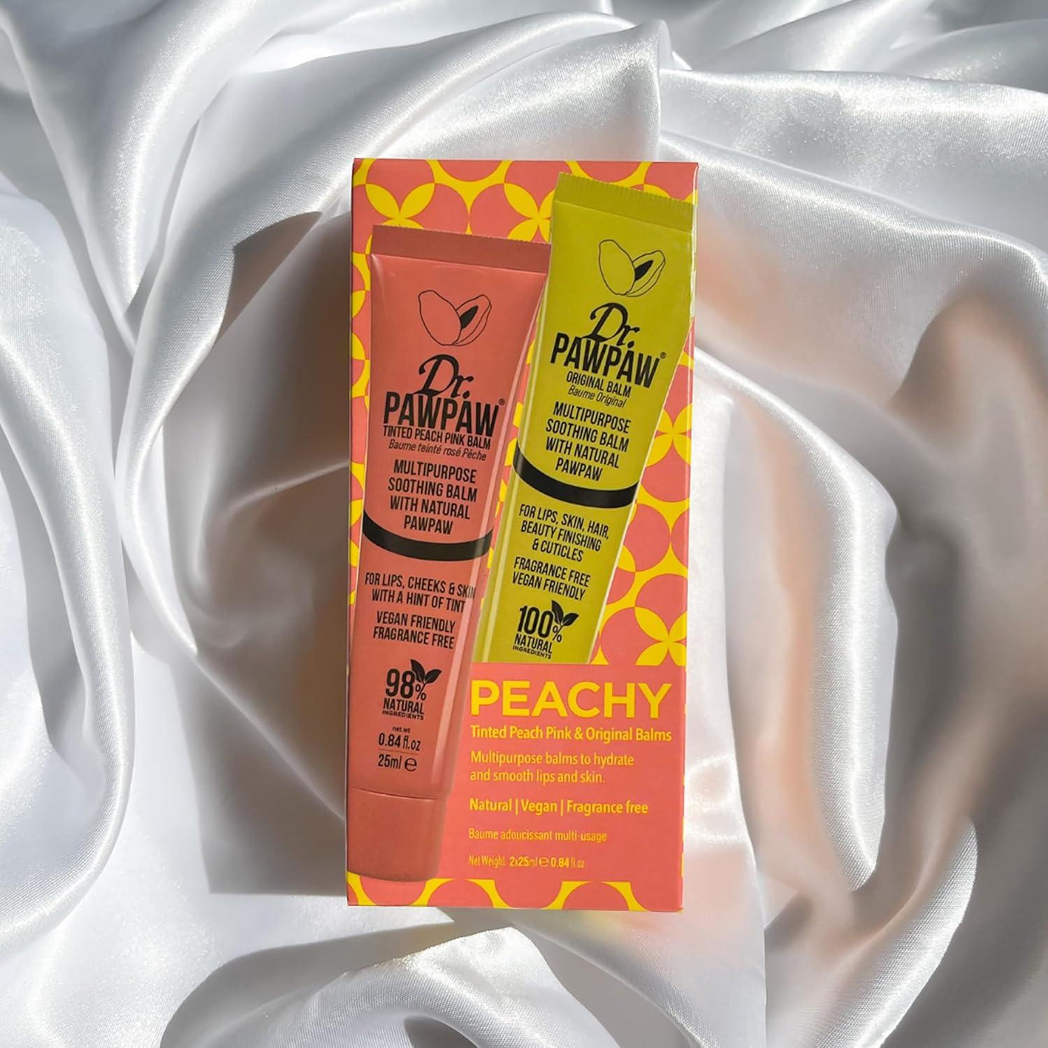 Conjunto de Bálsamos Labiales Dr. PawPaw - Hidratante y Calmante - 2 Piezas