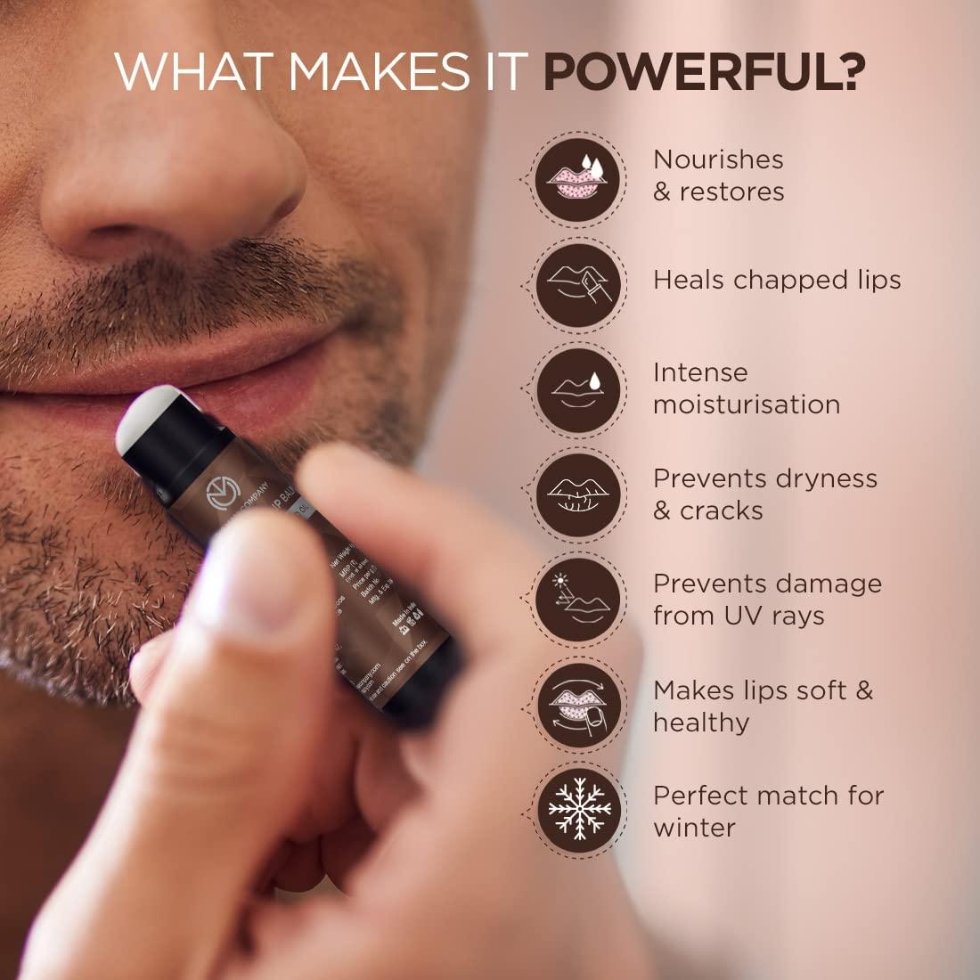 Bálsamo Labial Nutritivo The Man Company 4g - Vitamina E, Almendra