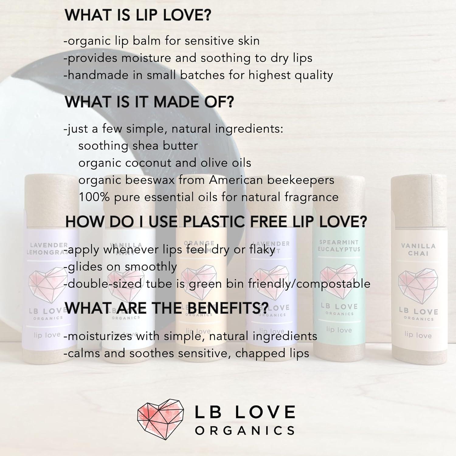 Bálsamo Labial Orgánico Jumbo LB Love Cuppa Earl Grey 100% Natural