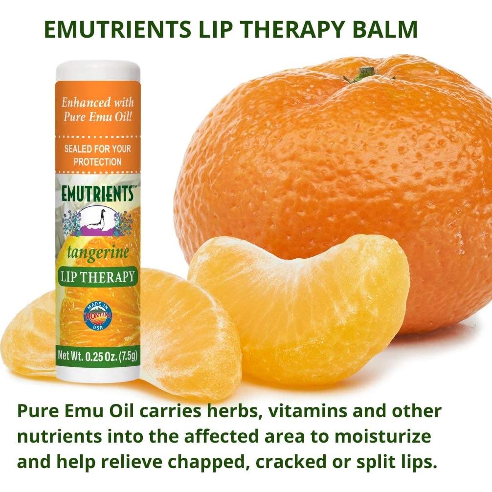 Bálsamo Labial Lip Therapy Montana Emu - 7.09g - Sabor Mandarina