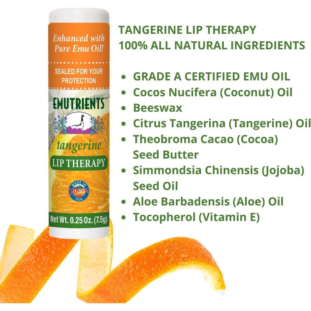 Bálsamo Labial Lip Therapy Montana Emu - 7.09g - Sabor Mandarina