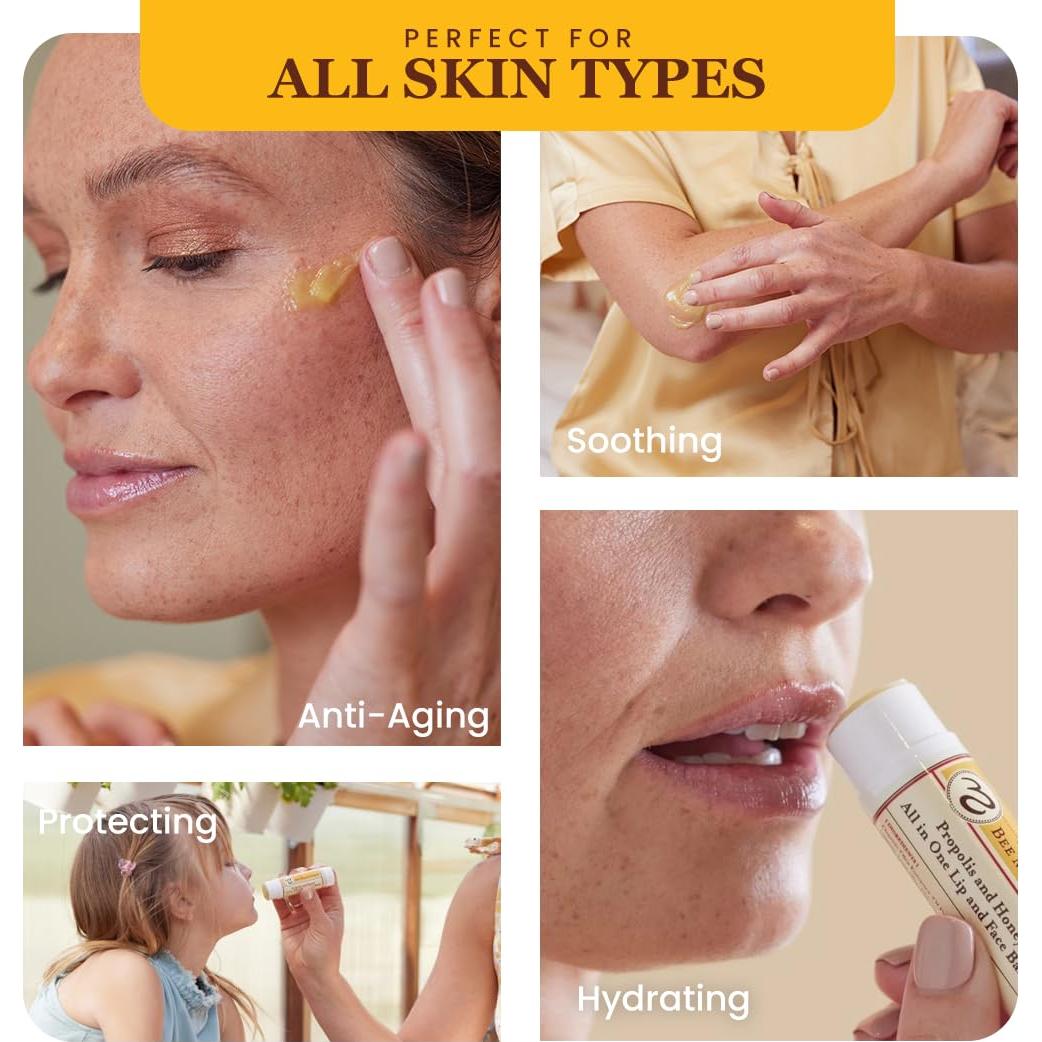 Bálsamo Labial Sweet Bee Naturals 2oz Hidratante Cereza