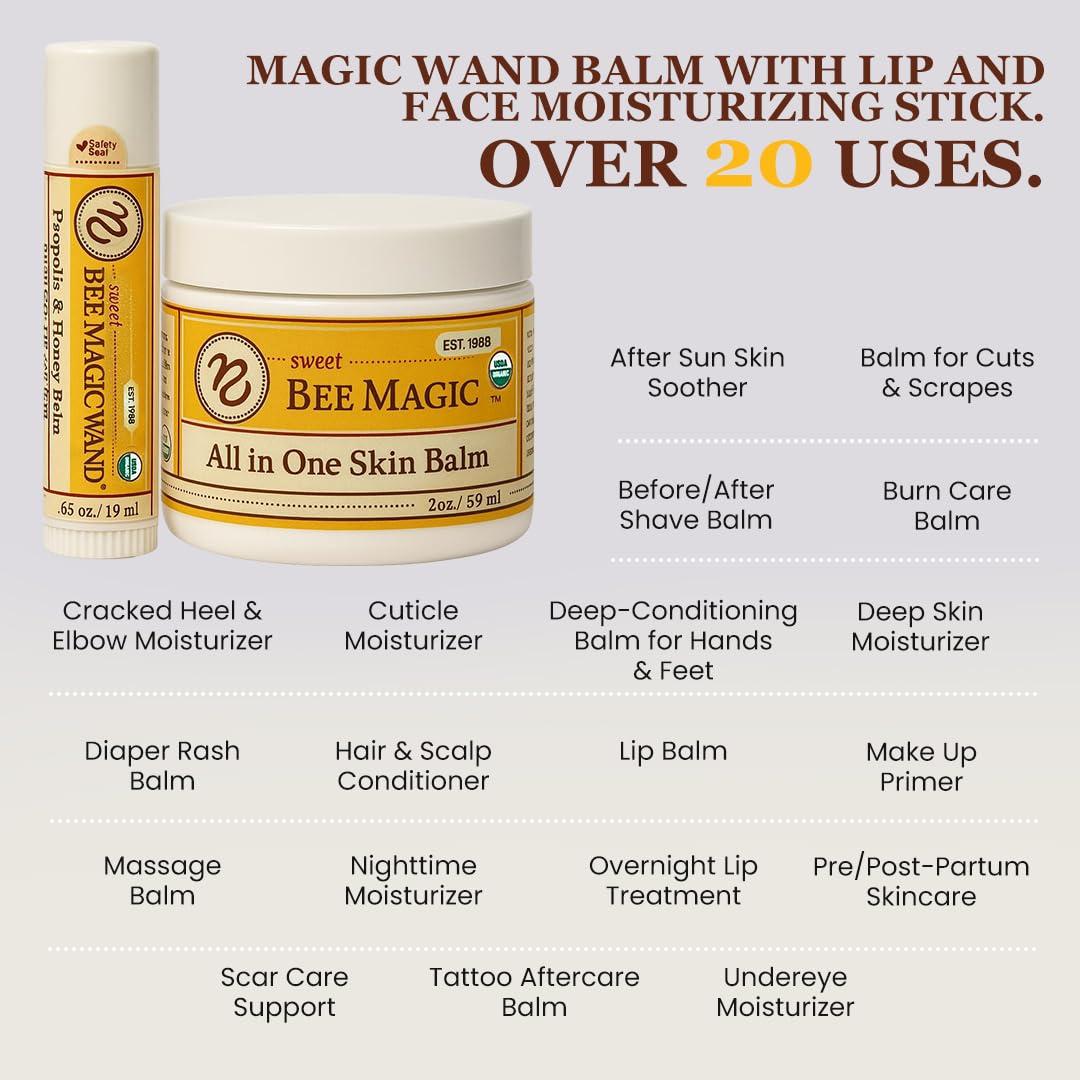 Bálsamo Labial Sweet Bee Naturals 2oz Hidratante Cereza