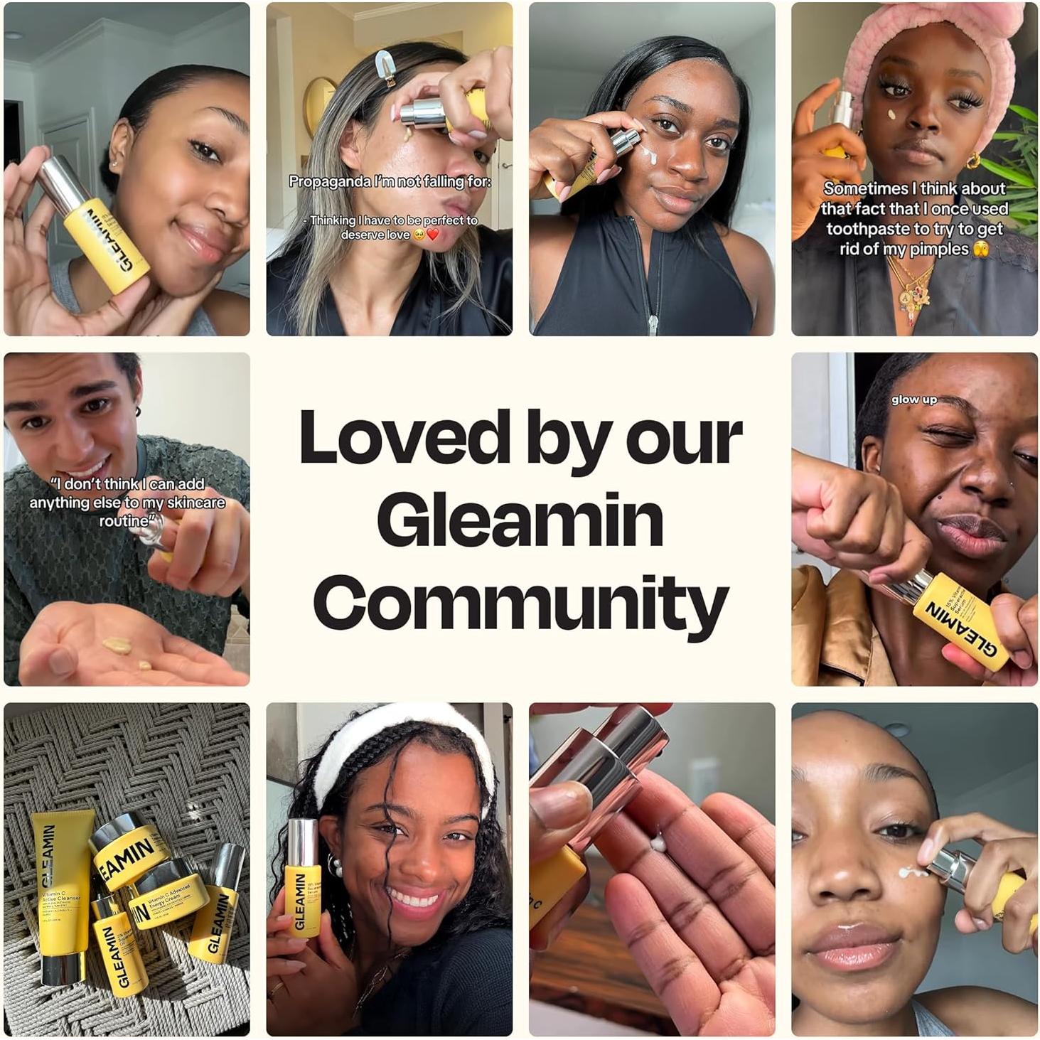 Suero Facial Iluminador Gleamin 15% Vitamina C 29.57 ml