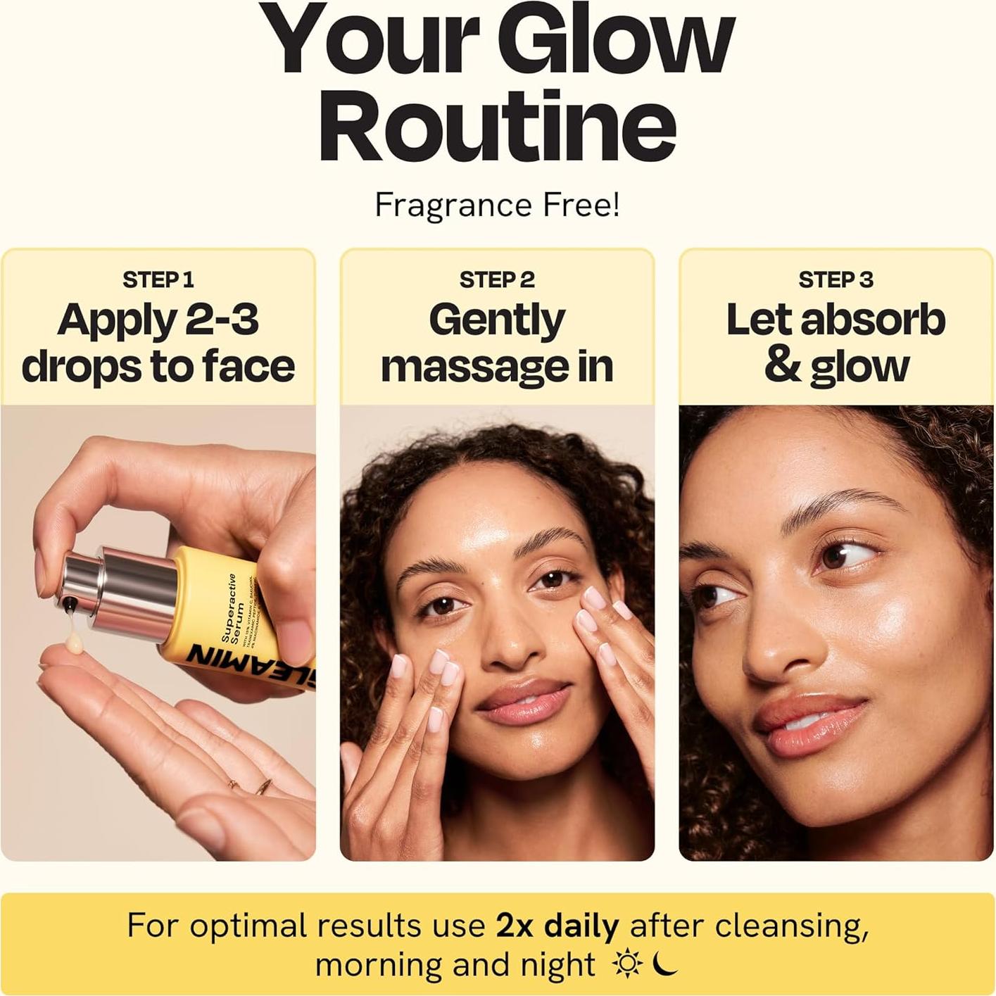 Suero Facial Iluminador Gleamin 15% Vitamina C 29.57 ml