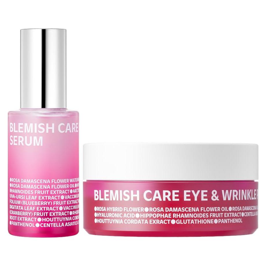 Suero ISOI Rosy Glow Duo + Parches Ojos Hidratantes