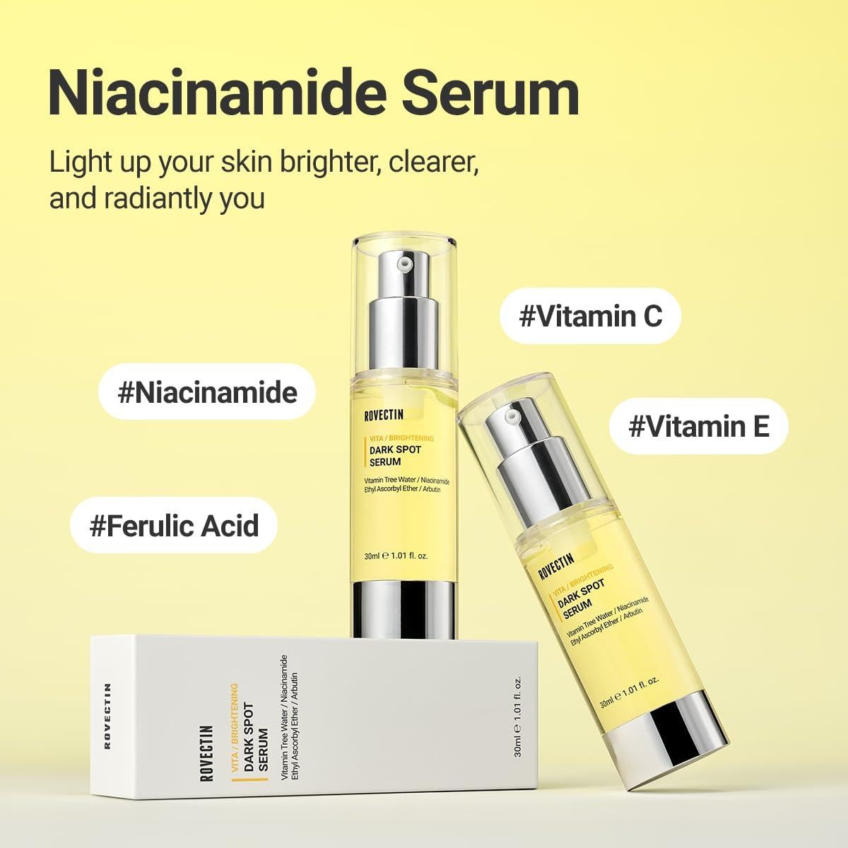 Suero Facial Rovectin Vitamina C 30 ml - Anti Manchas Oscuras