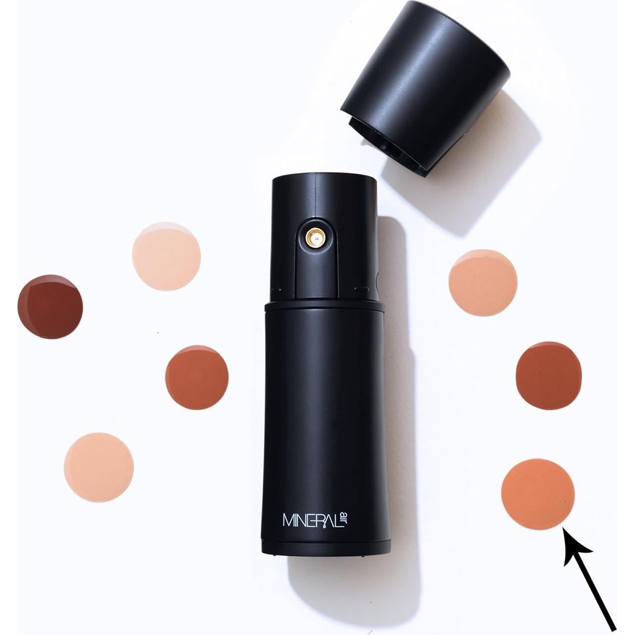 Base Cuatro en Uno Mineral Air YA-MAN 28 ml Bronceado Medio