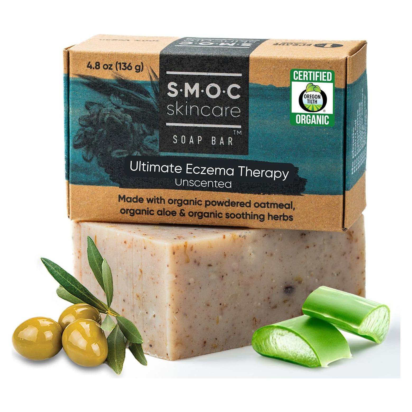 Jabón Orgánico para Eczema Maximum Organic 136g - Sin Fragancia