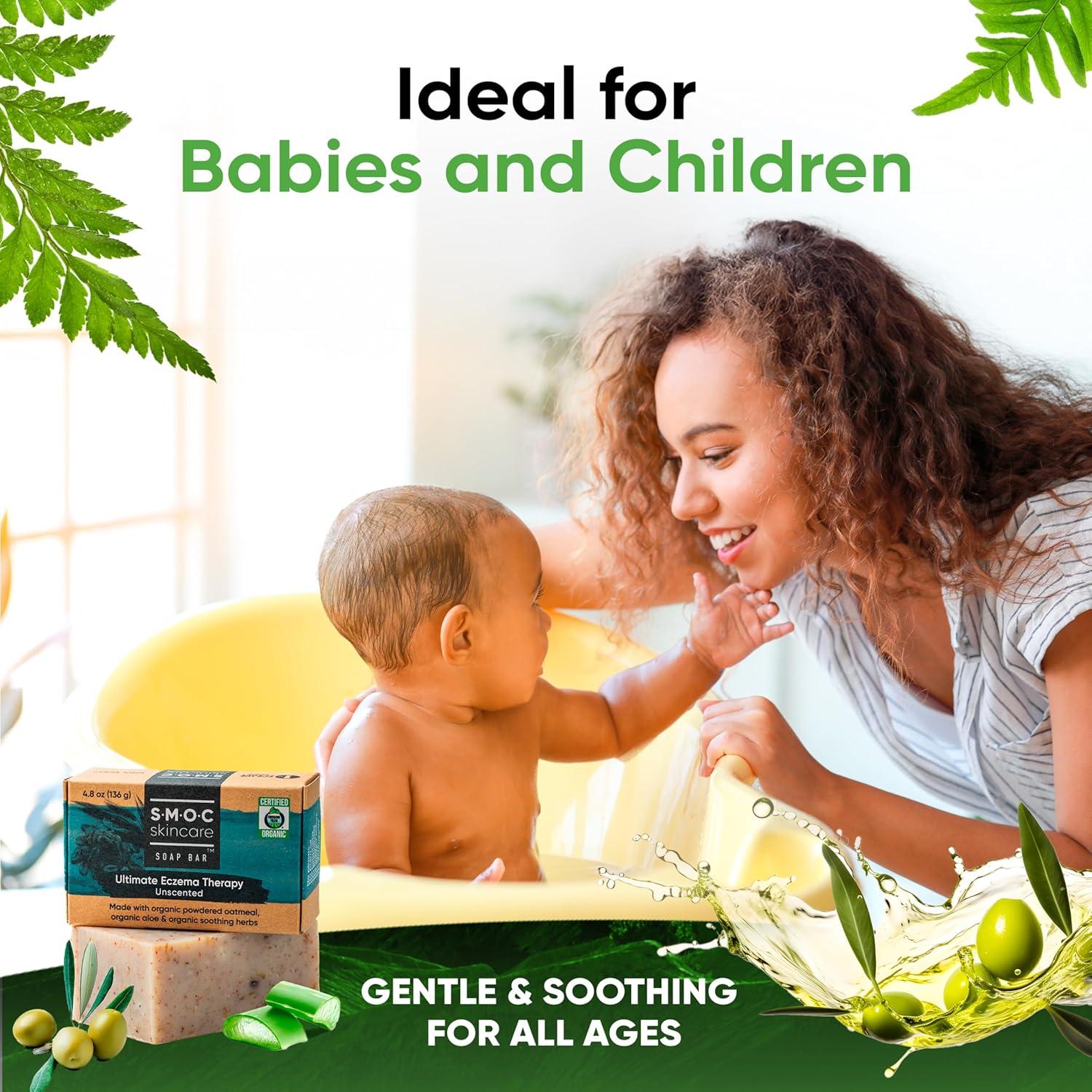 Jabón Orgánico para Eczema Maximum Organic 136g - Sin Fragancia