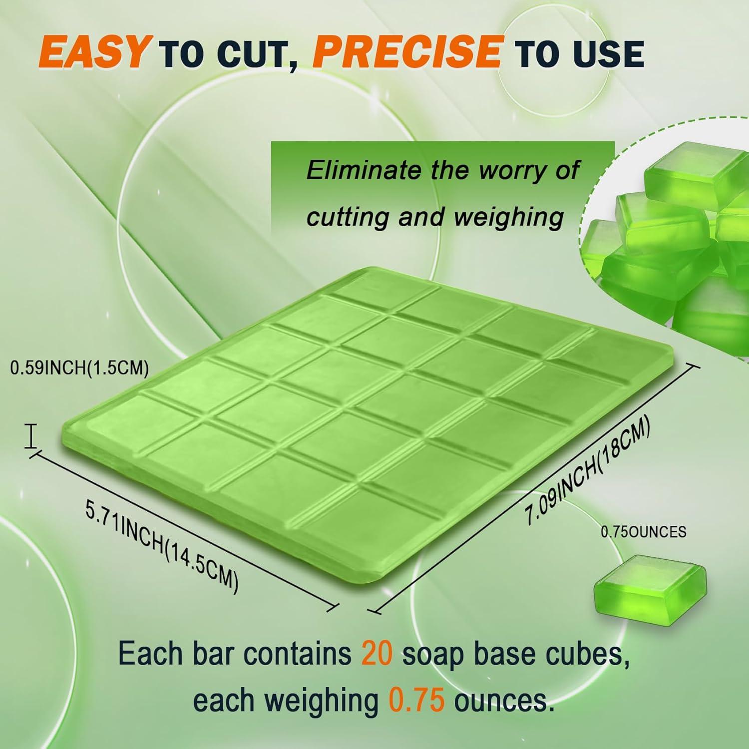 Base de Jabón de Glicerina EDSRDRUS 425g Aloe Vera - Vegana y Natural