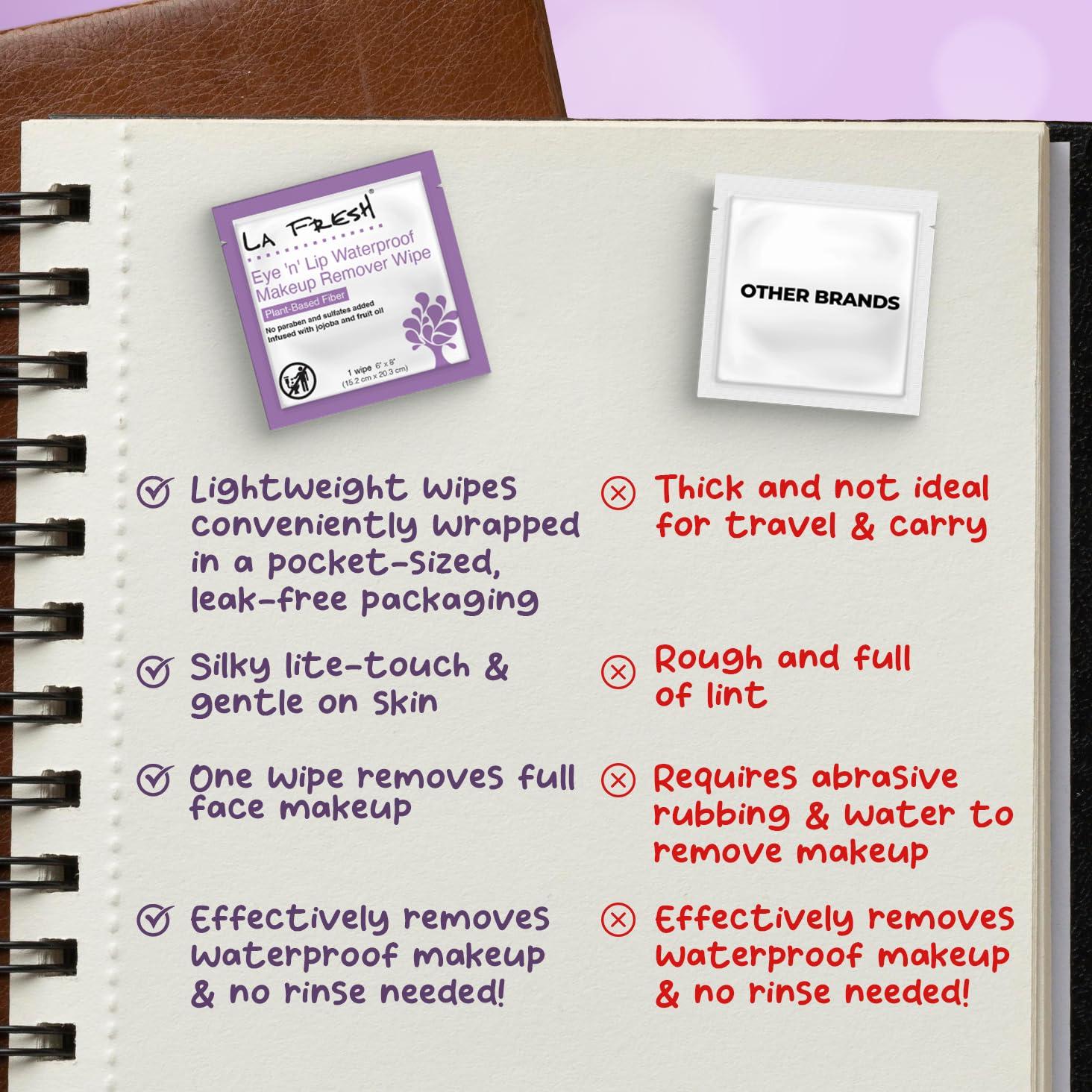 Toallitas Desmaquillantes LA Fresh 200 Unidades Hidratantes