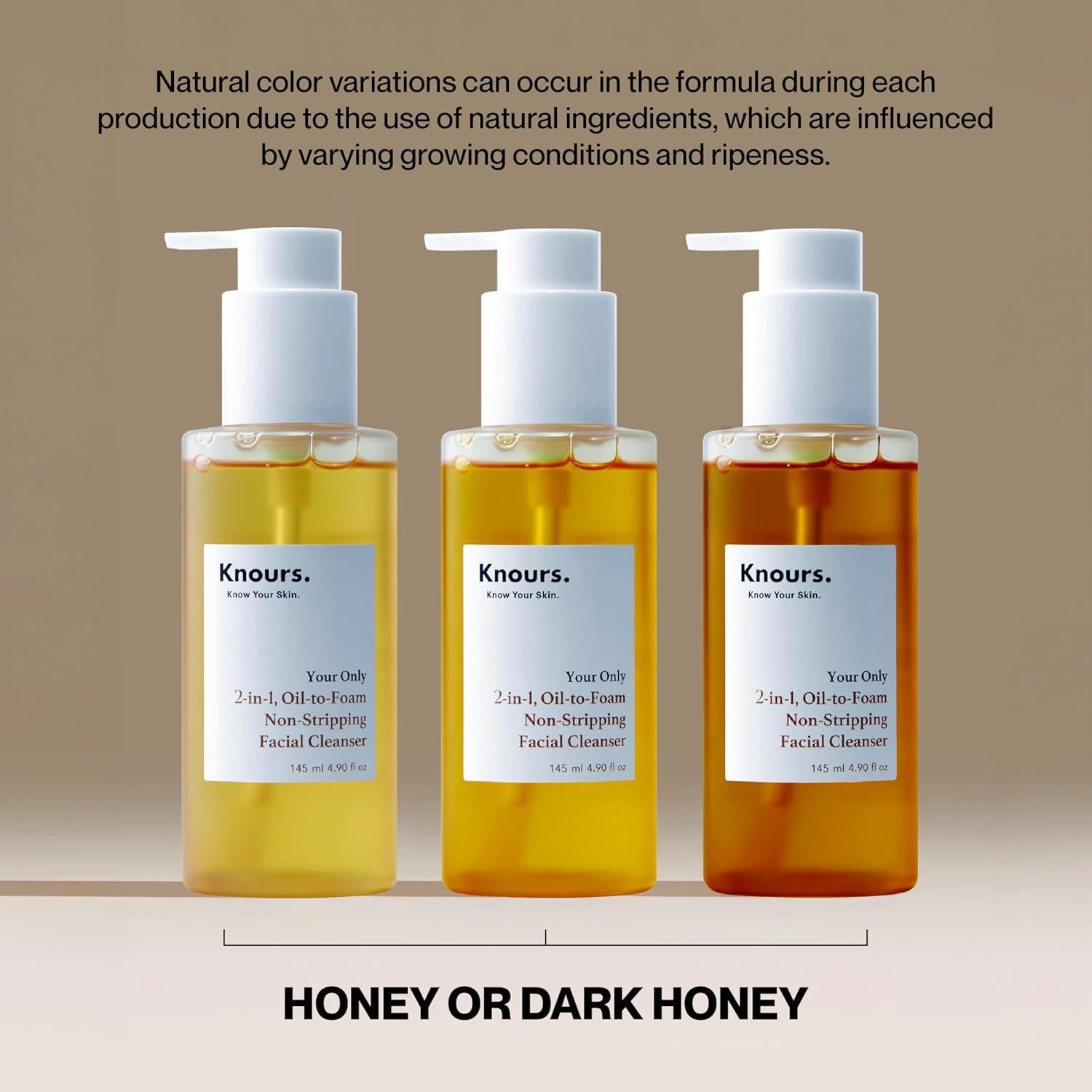 Desmaquillante 2 en 1 Knours 145ml - Aceite a Espuma Hidratante