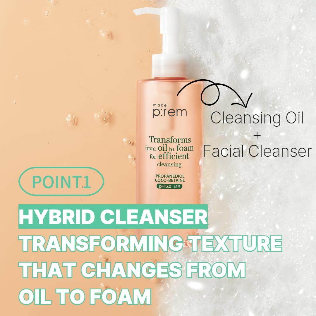 Limpiador Facial a Espuma MAKE P:REM Safe Me 200ml Piel Sensible