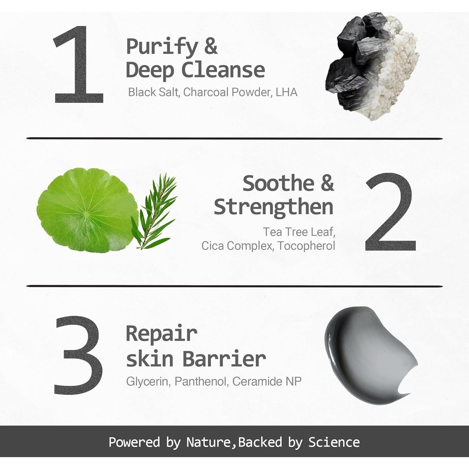 Bálsamo Limpiador Kaamos 99.8 g - Gel Coreano con Carbón