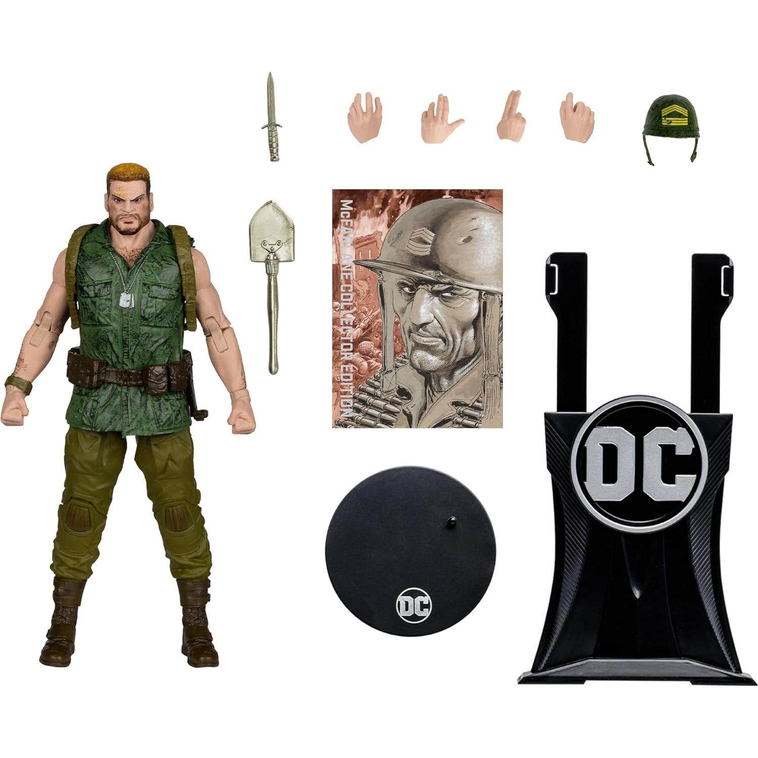 Figura Sargento Rock McFarlane Toys DC Multiverse 18 cm