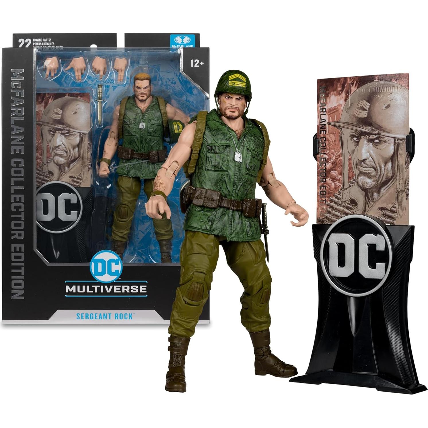 Figura Sargento Rock McFarlane Toys DC Multiverse 18 cm