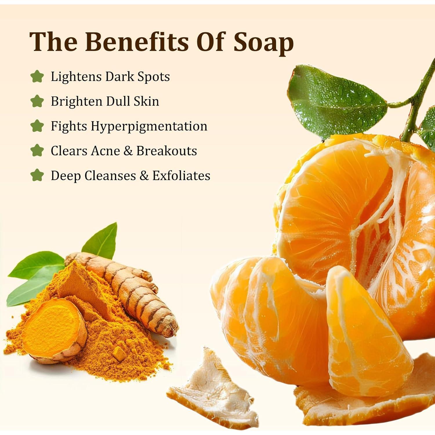 Jabón de Ácido Kójico y Cúrcuma PALFICAB - 2 Barras 28g