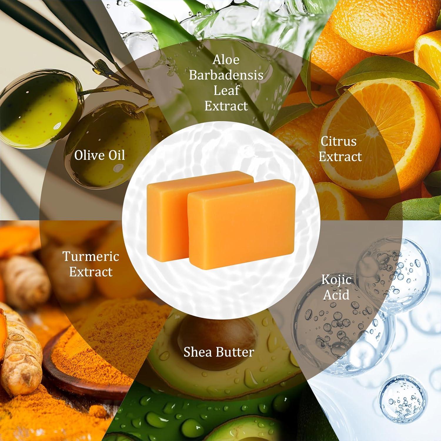 Jabón de Ácido Kójico y Cúrcuma PALFICAB - 2 Barras 28g