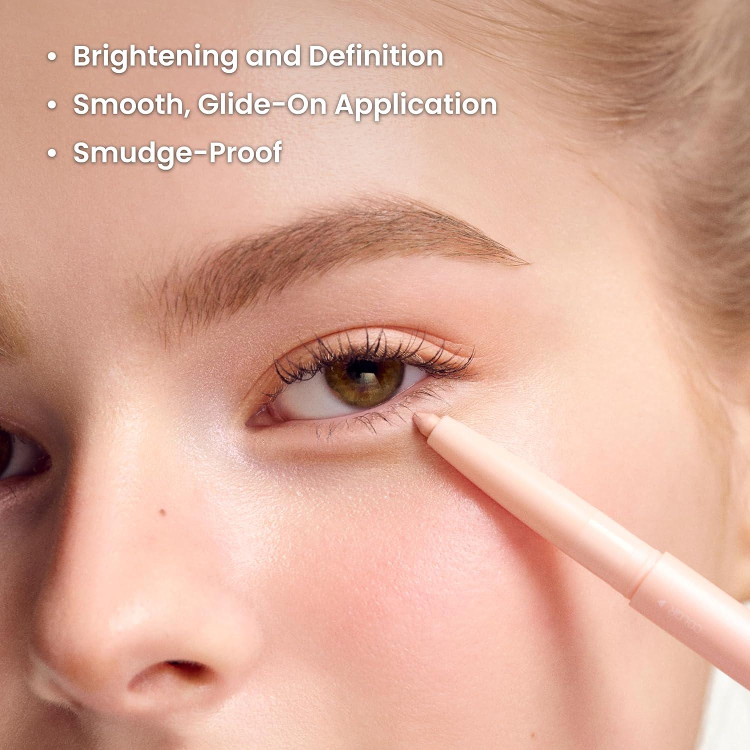 COLORGRAM Under Eye Highlighter Stick 06 Cool Pink | Silky-Smooth Long-Lasting Highlighter & Contouring Stick for Smudge-Proof, Shining Daily Makeup | K-Beauty Face Highlighters & Luminizers