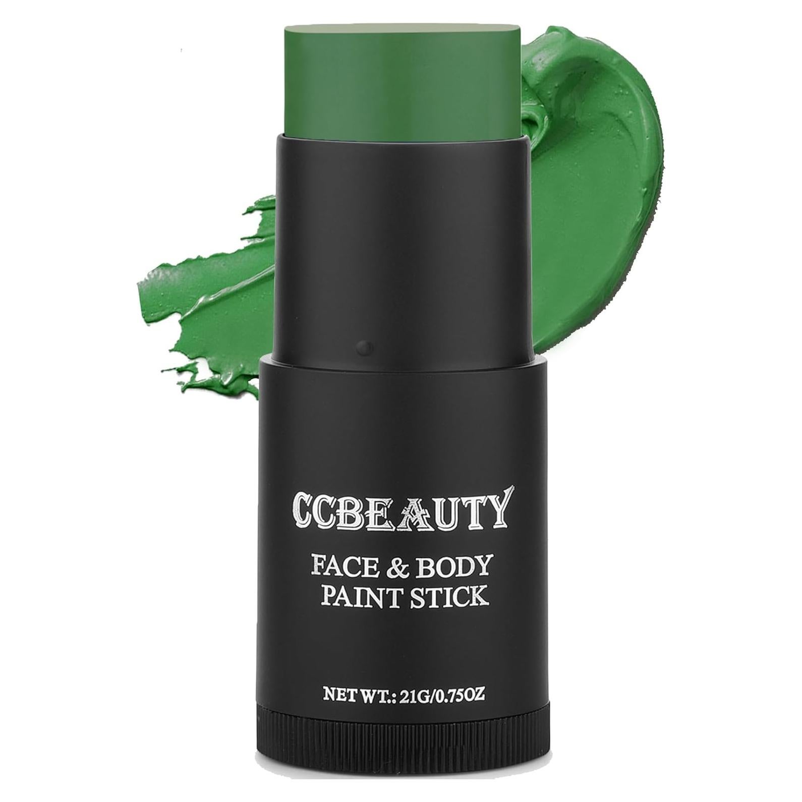 Pintura Facial Verde CCbeauty 60g - Maquillaje Profesional SFX