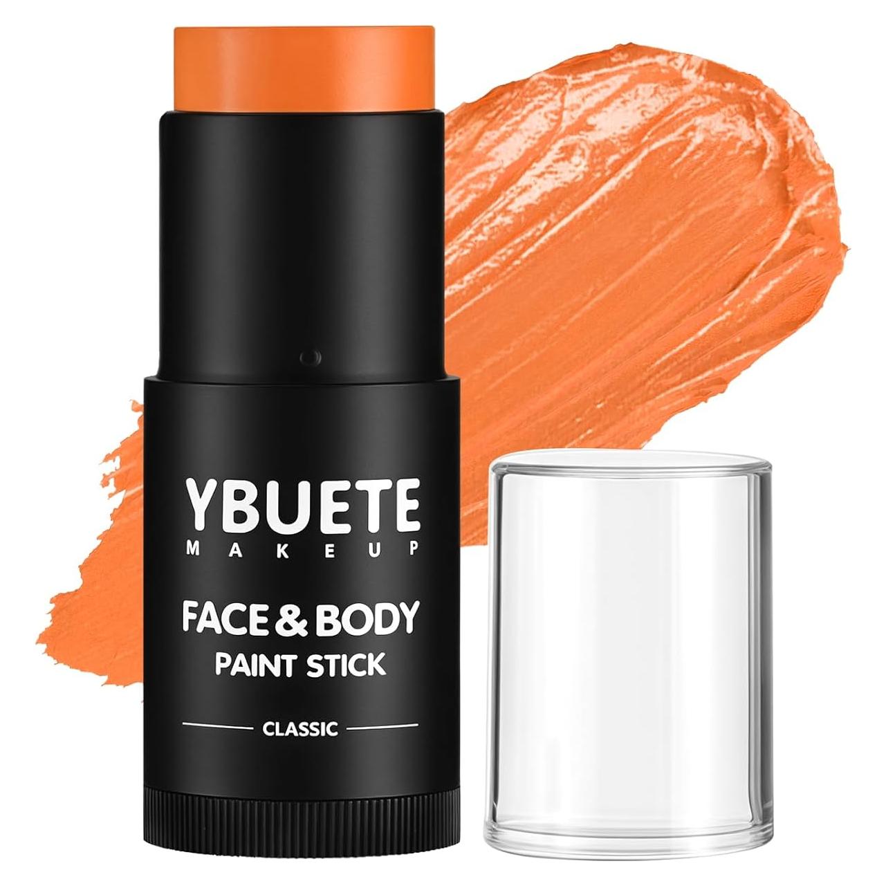 Pintura Facial y Corporal Naranja YBUETE 60g - No Tóxica