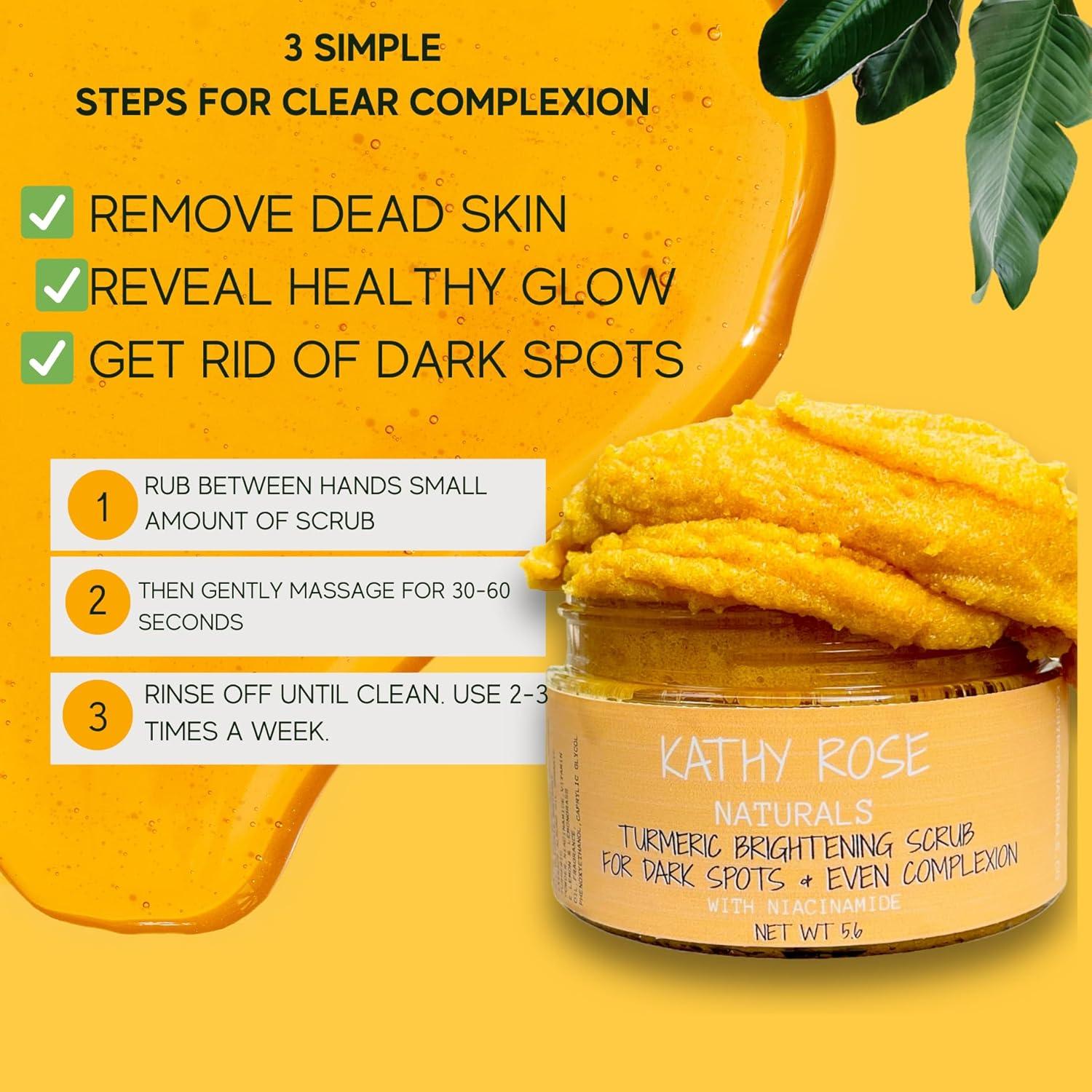 Exfoliante Corporal y Facial Kathy Rose Naturals 142g Cúrcuma