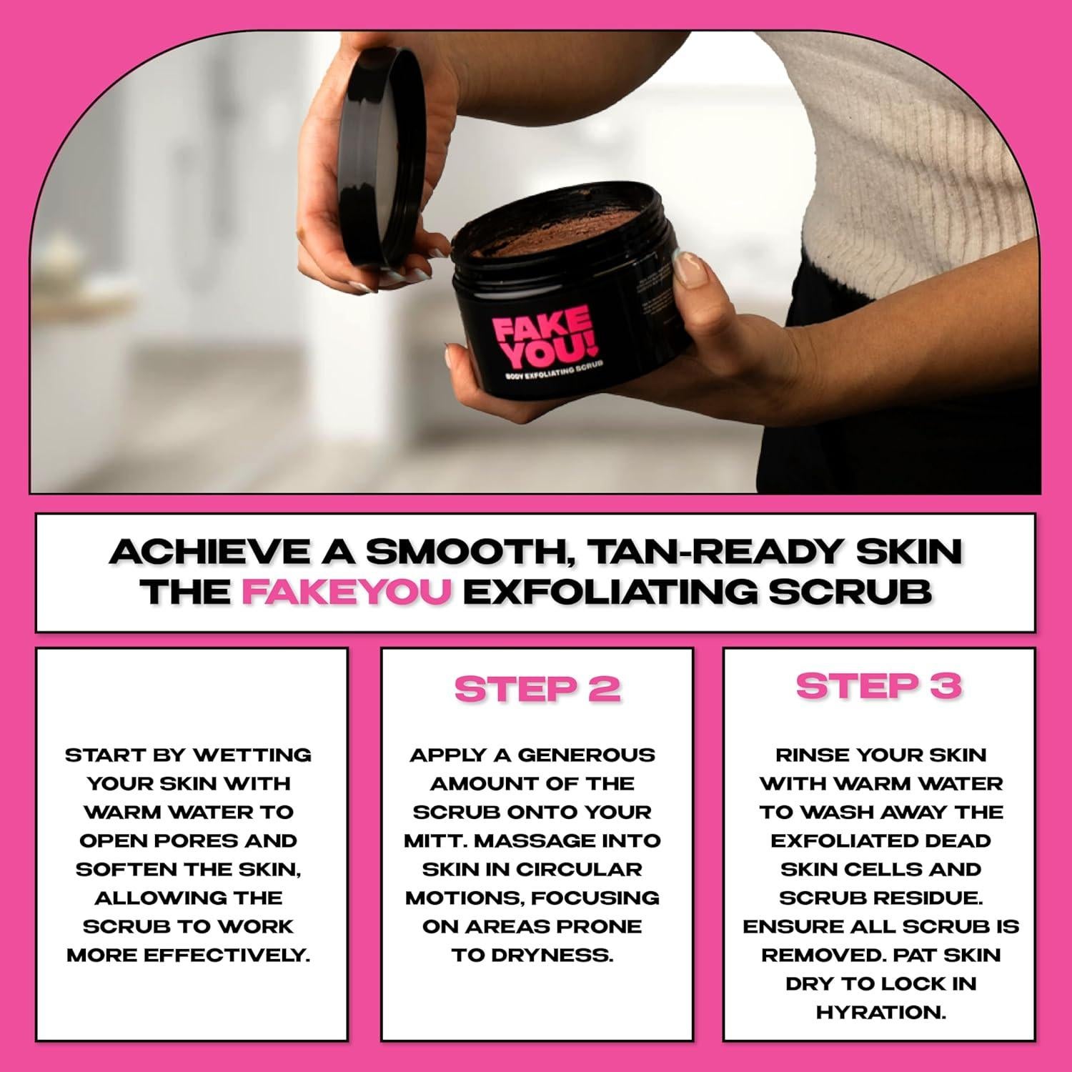 Exfoliante Corporal Fake You! 200ml - Suave y Revitalizante