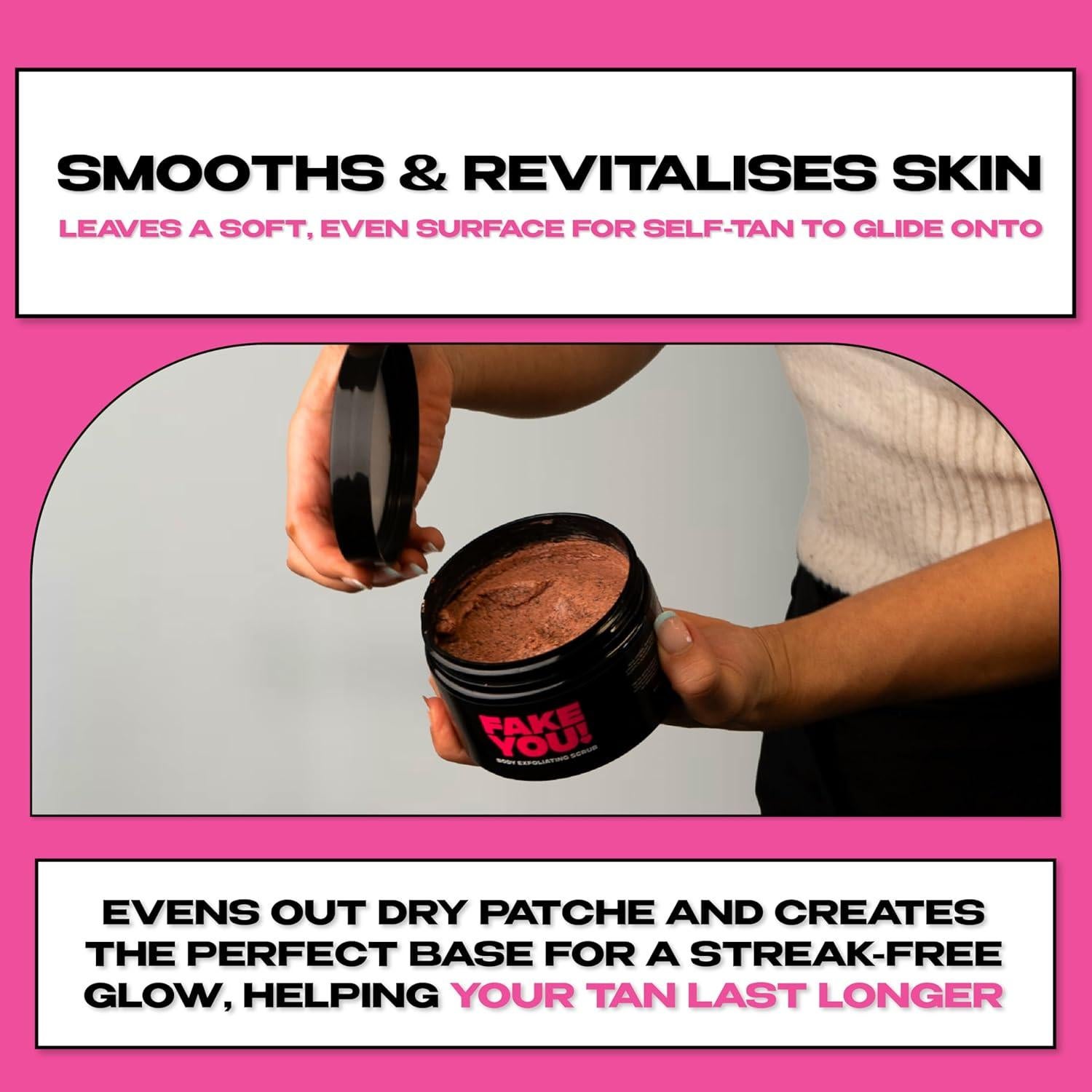 Exfoliante Corporal Fake You! 200ml - Suave y Revitalizante