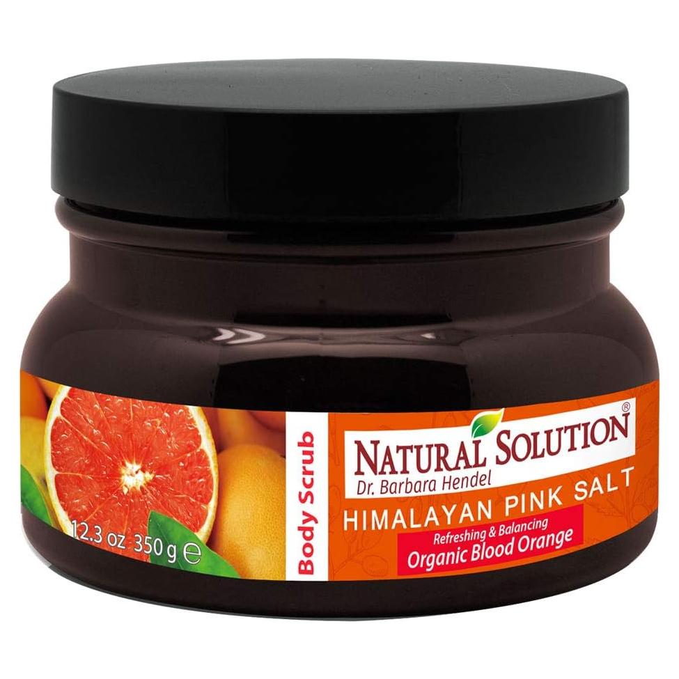 Exfoliante Corporal Natural Solution 348.7g Sal Rosa Naranja Sanguina