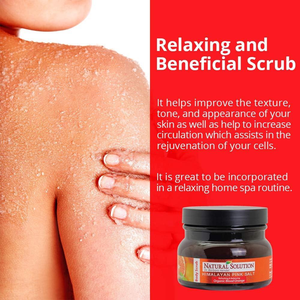 Exfoliante Corporal Natural Solution 348.7g Sal Rosa Naranja Sanguina