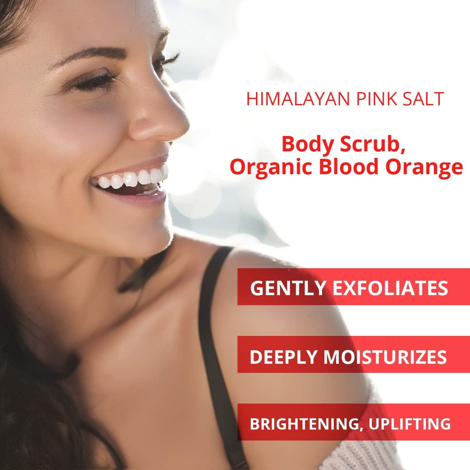 Exfoliante Corporal Natural Solution 348.7g Sal Rosa Naranja Sanguina