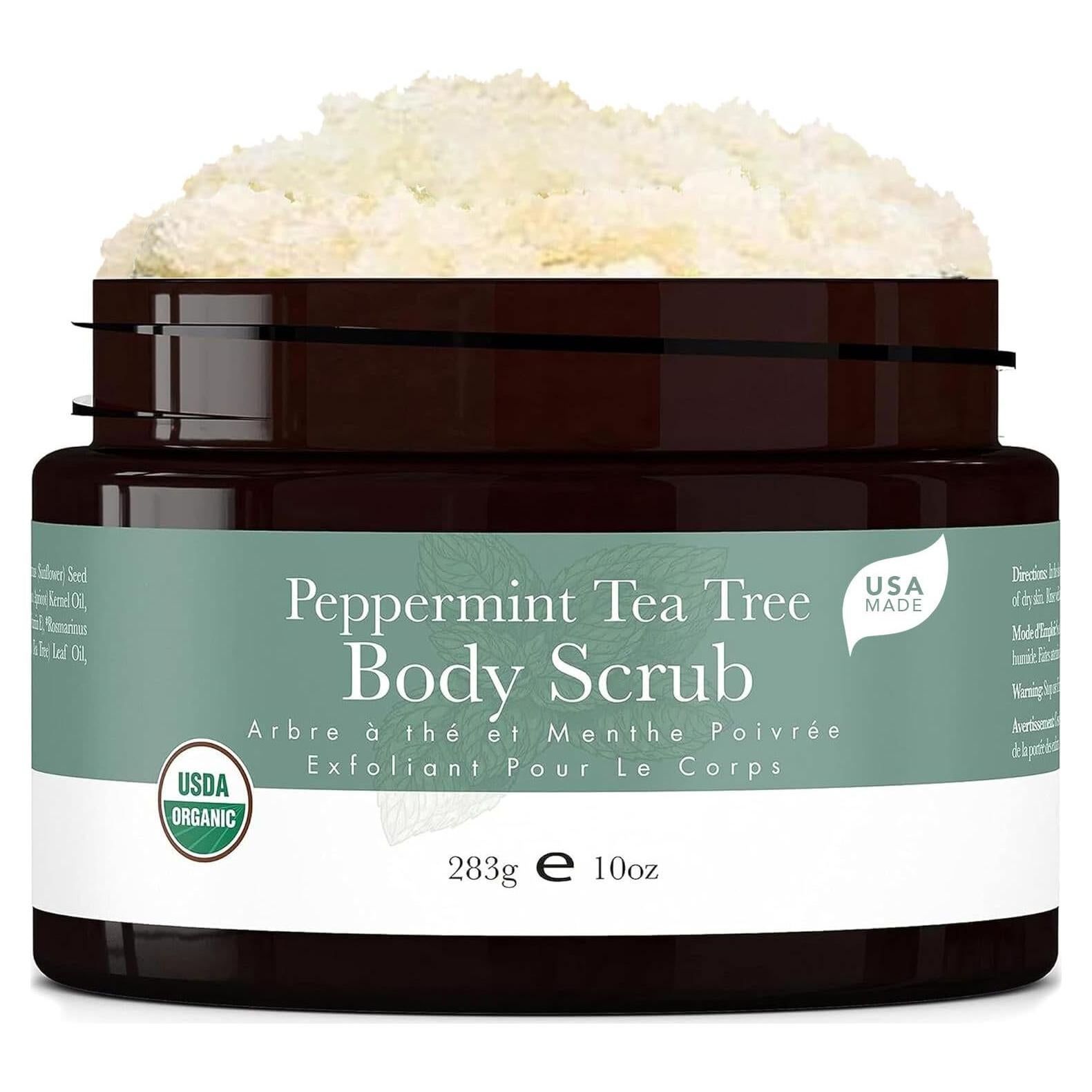 Exfoliante Corporal Orgánico Beauty by Earth Té de Menta 283g