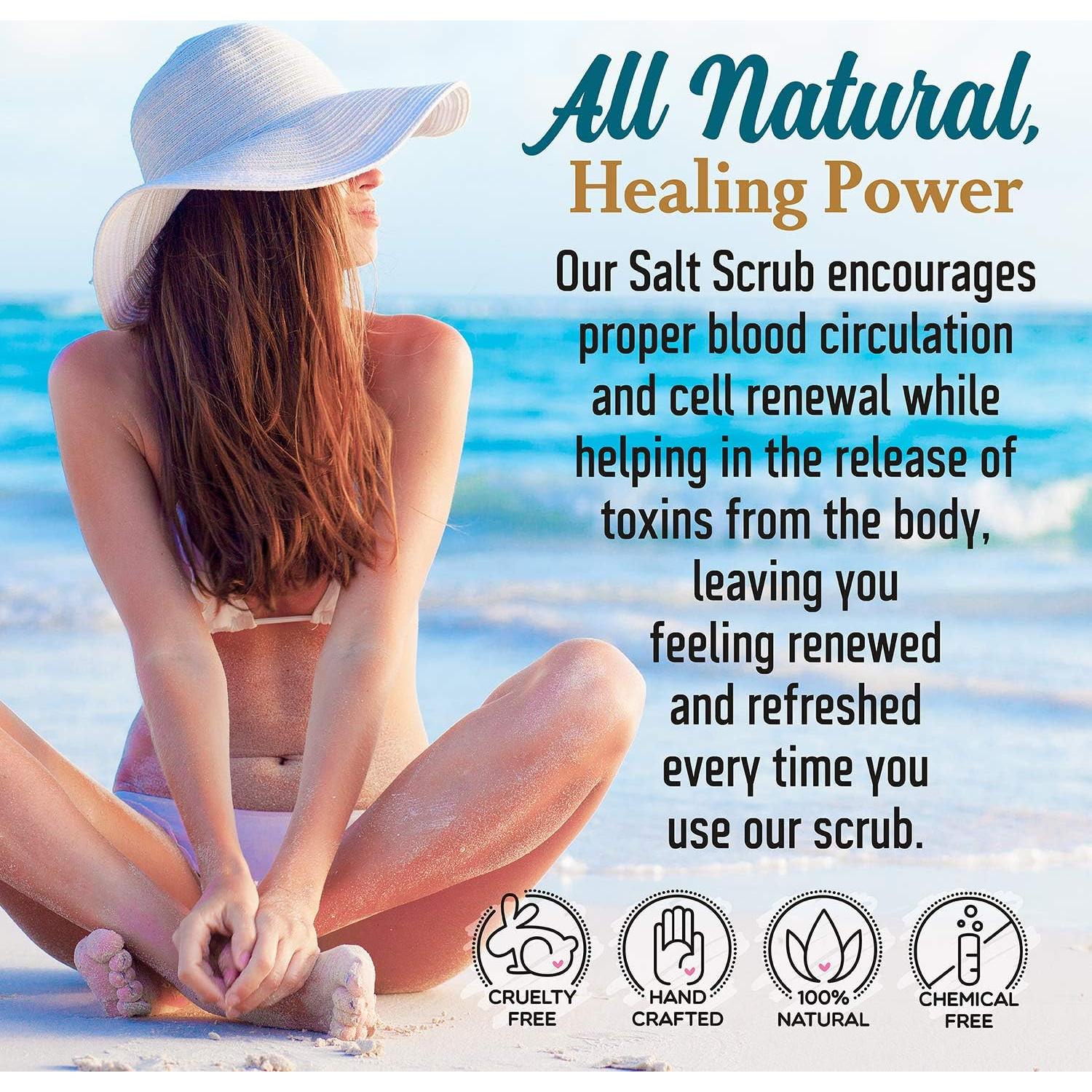 Exfoliante Corporal Natural Holy City - Almendra con Miel 140g