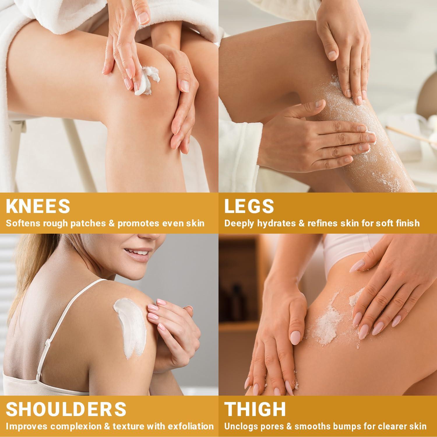 Exfoliante Corporal Hidratante INFINA ESSENTIALS 283.5 g - Kiwi y Salvado de Arroz