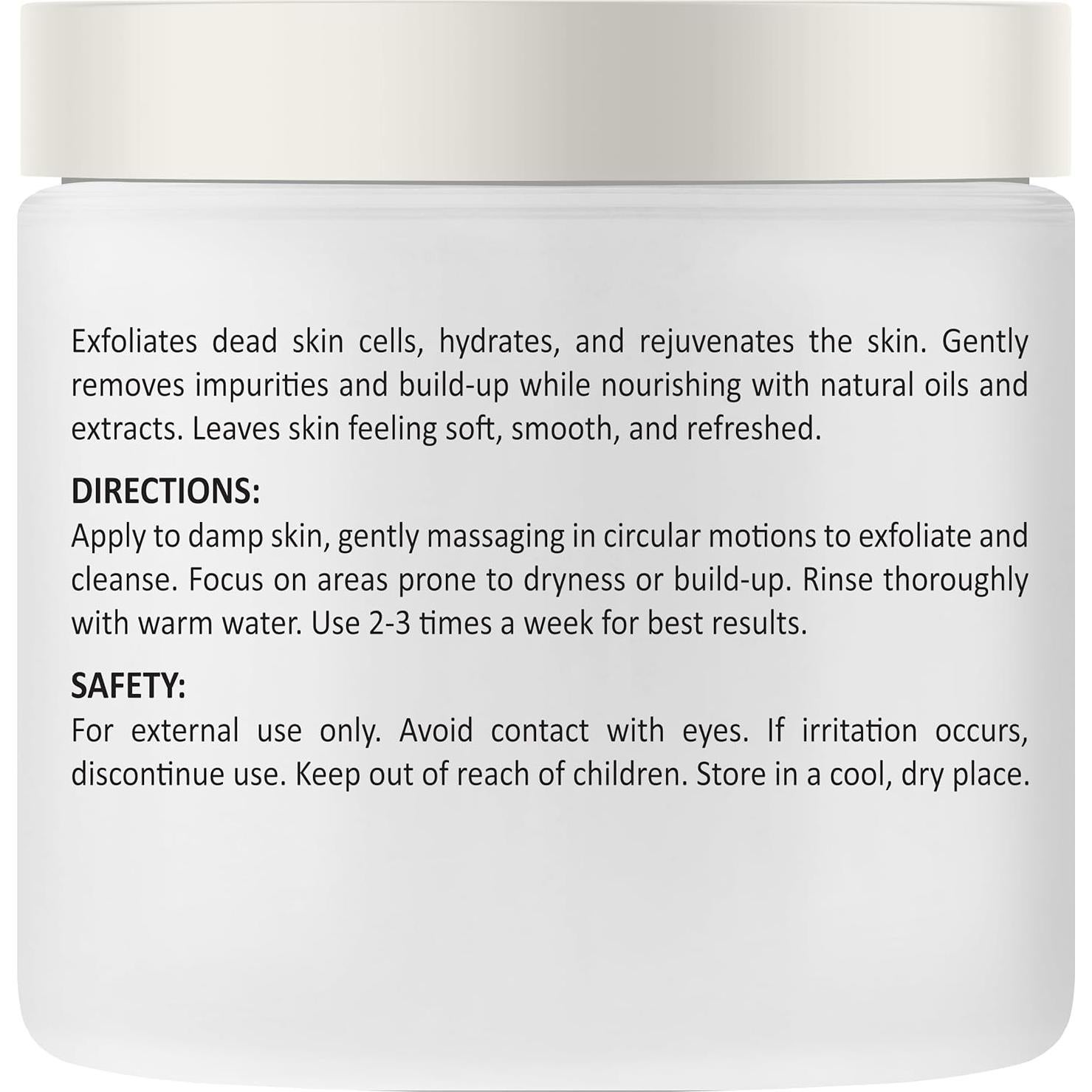 Exfoliante Corporal Hidratante INFINA ESSENTIALS 283.5 g - Kiwi y Salvado de Arroz