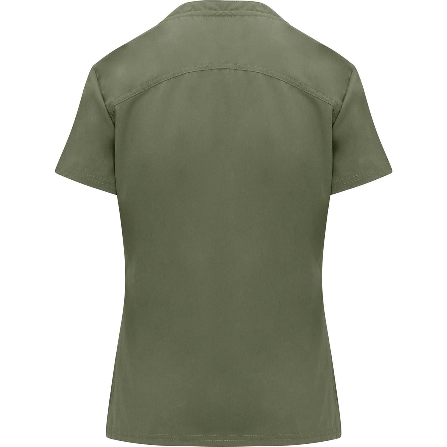 Conjunto de Scrubs Jogger para Mujeres Uniformes Naturales - Top Tuck-In