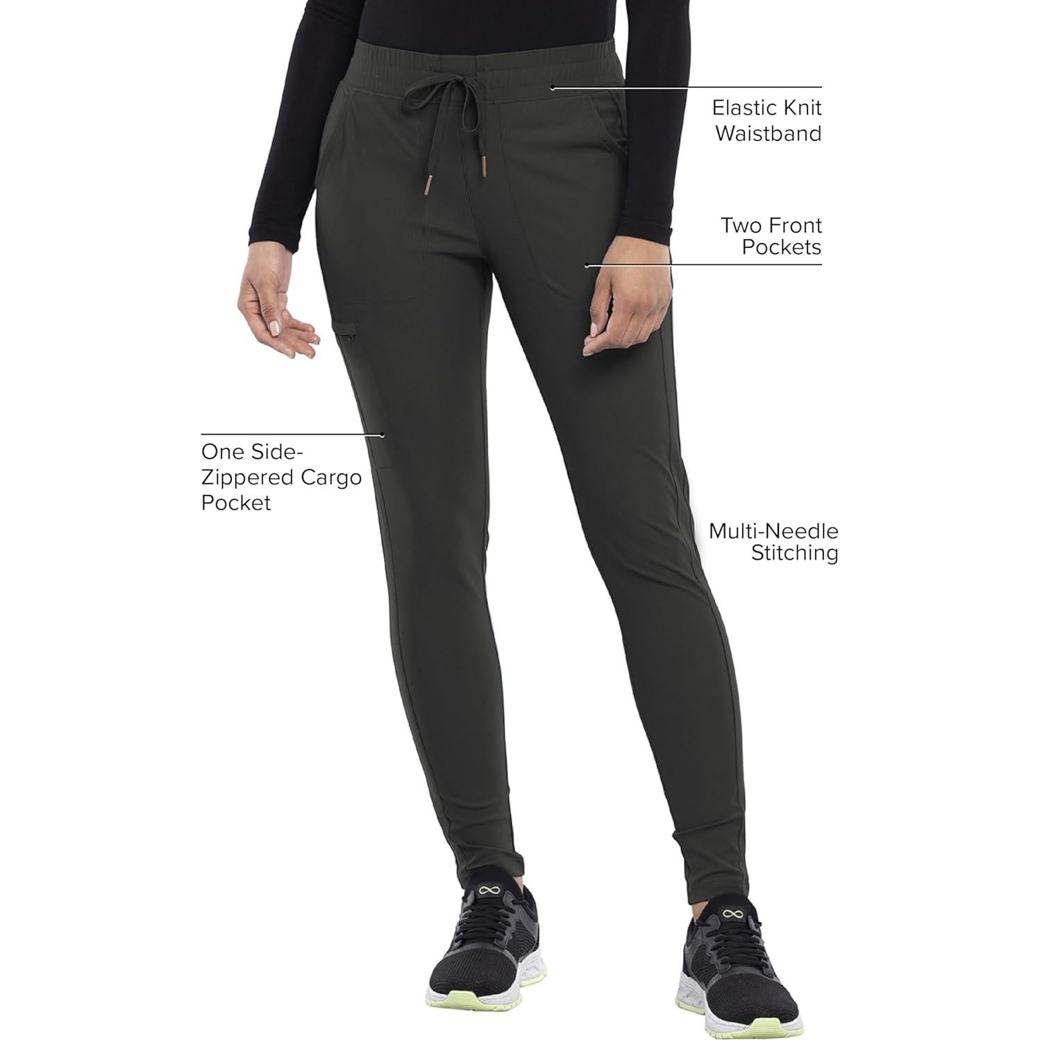 Pantalón Scrubs Mujer Cherokee CK095 Stretch 360° Olivo