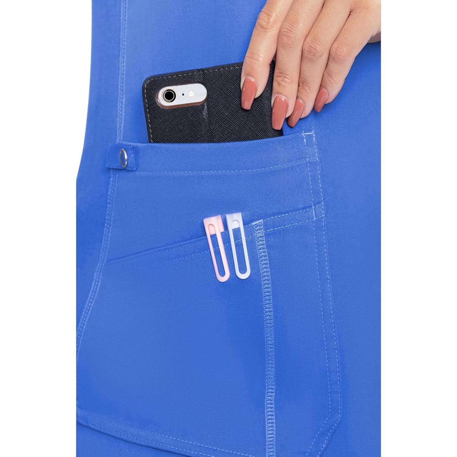 Top de Scrubs Med Couture Mujer Cuello en V 4 Bolsillos