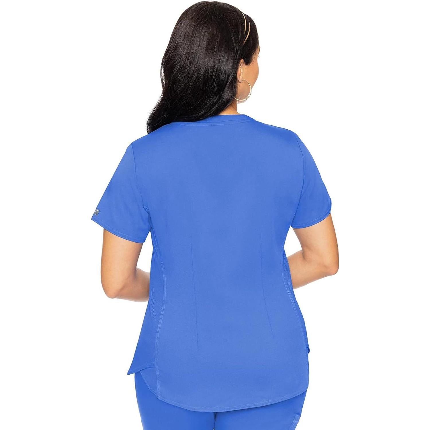 Top de Scrubs Med Couture Mujer Cuello en V 4 Bolsillos