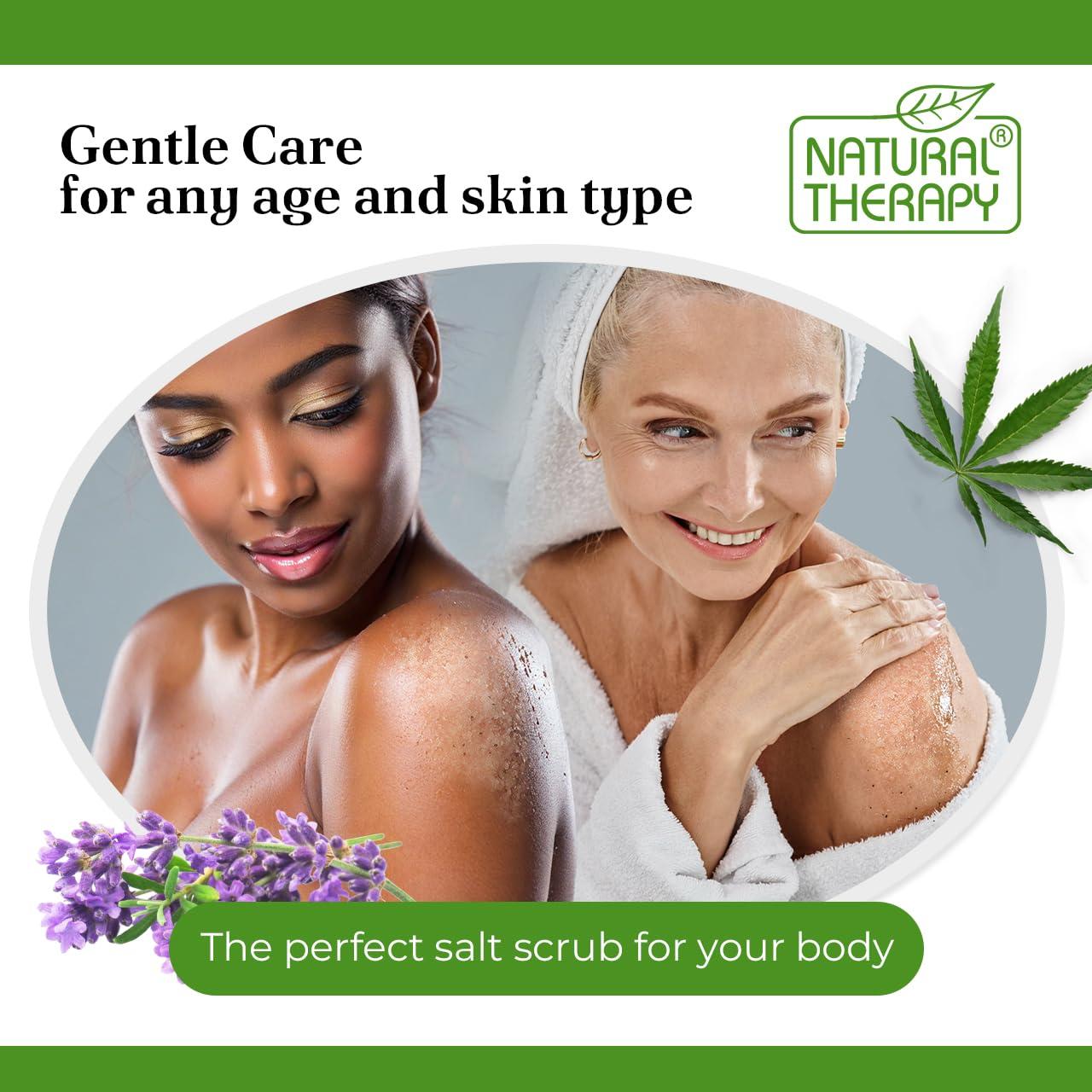 Exfoliante Corporal de Sal de Cañamo y Lavanda 660g