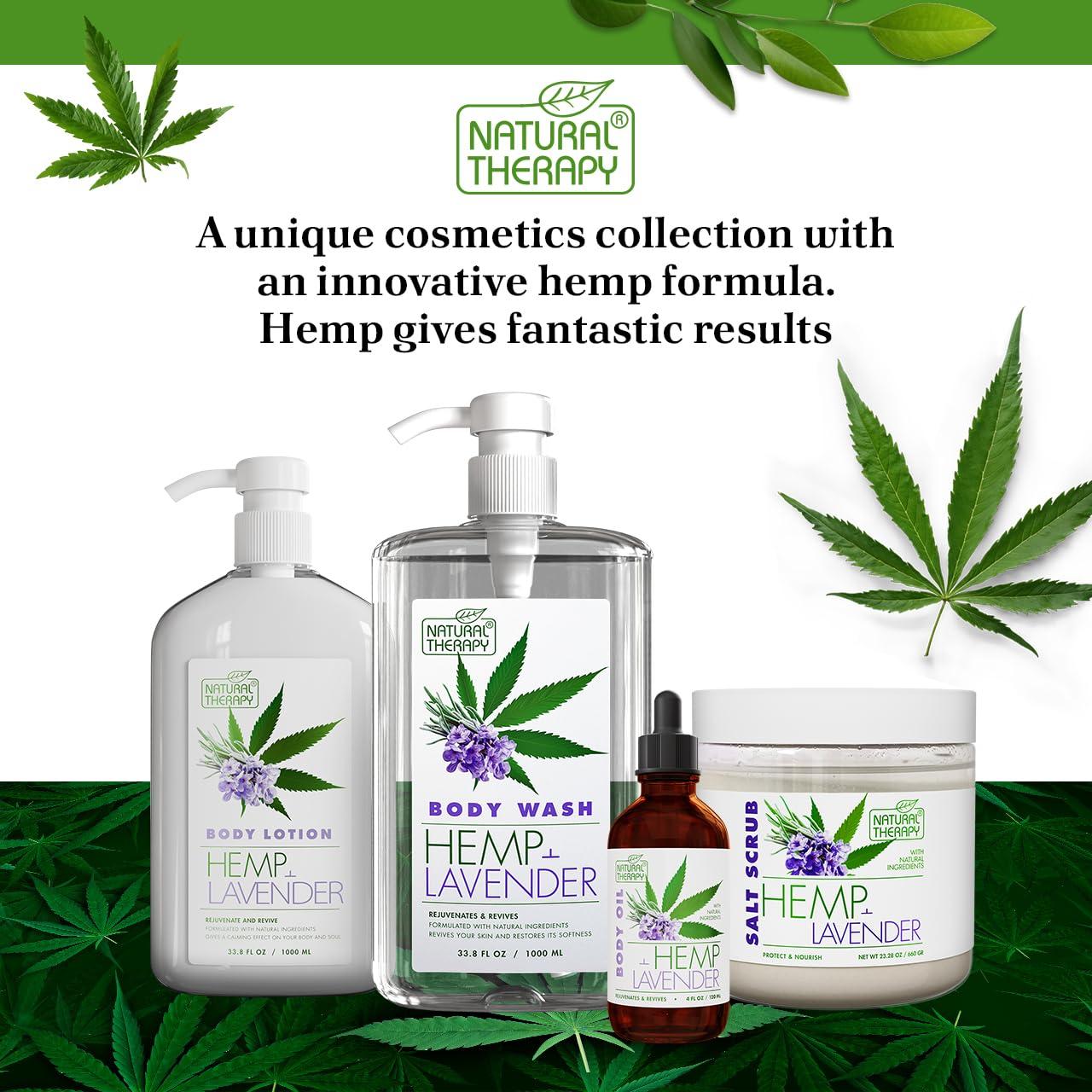 Exfoliante Corporal de Sal de Cañamo y Lavanda 660g