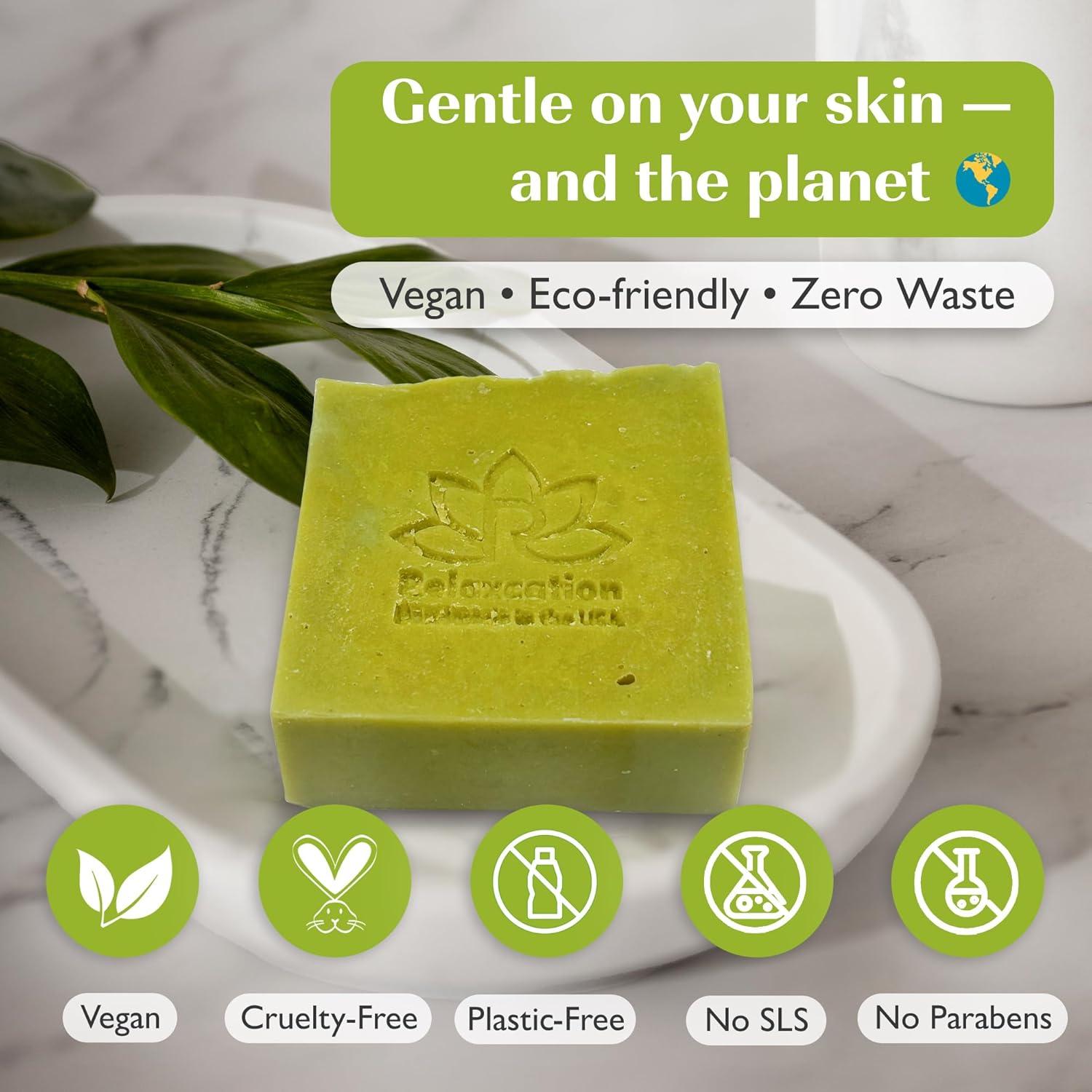 Jabón Natural de Soursop Relaxcation 113g Hidratante Vegano