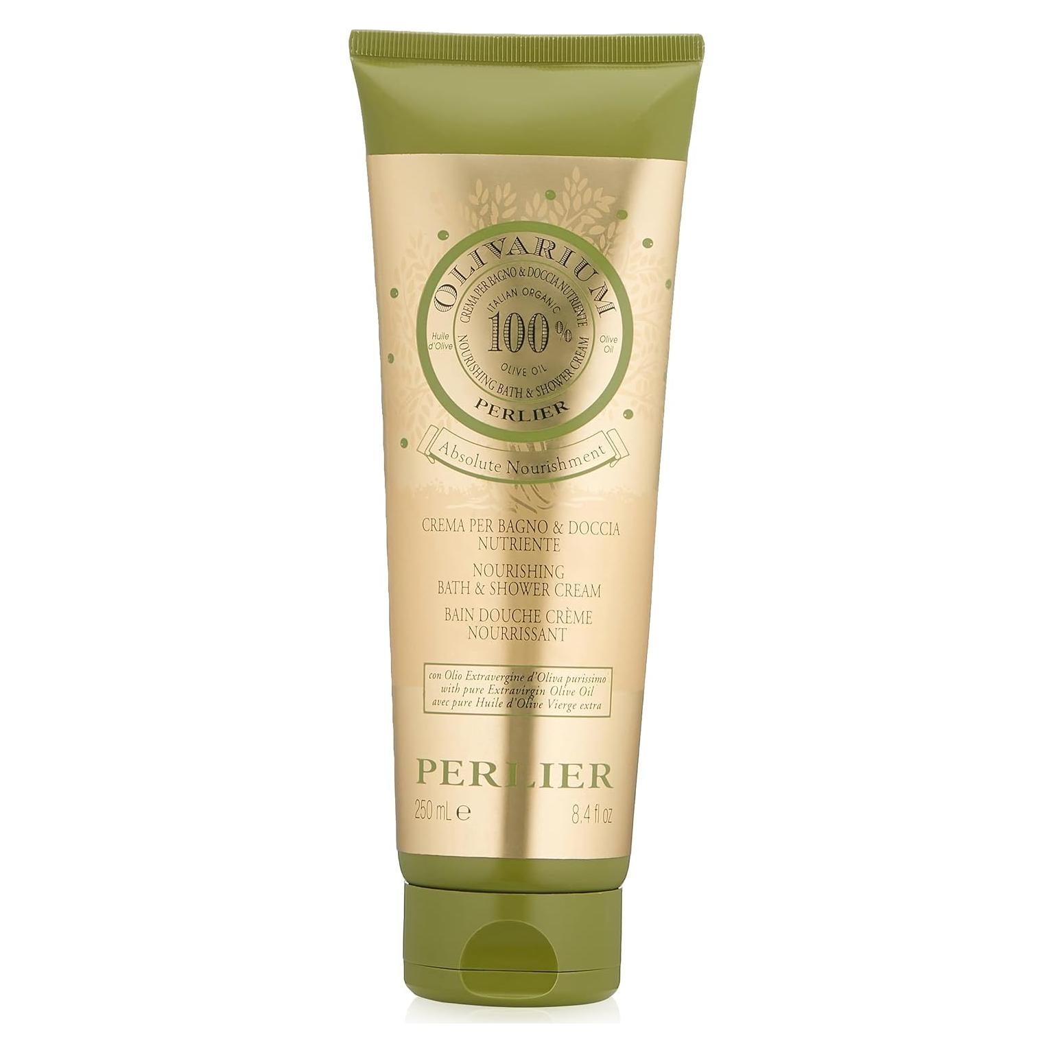 Crema de Baño y Ducha Perlier con Aceite de Oliva 248 ml