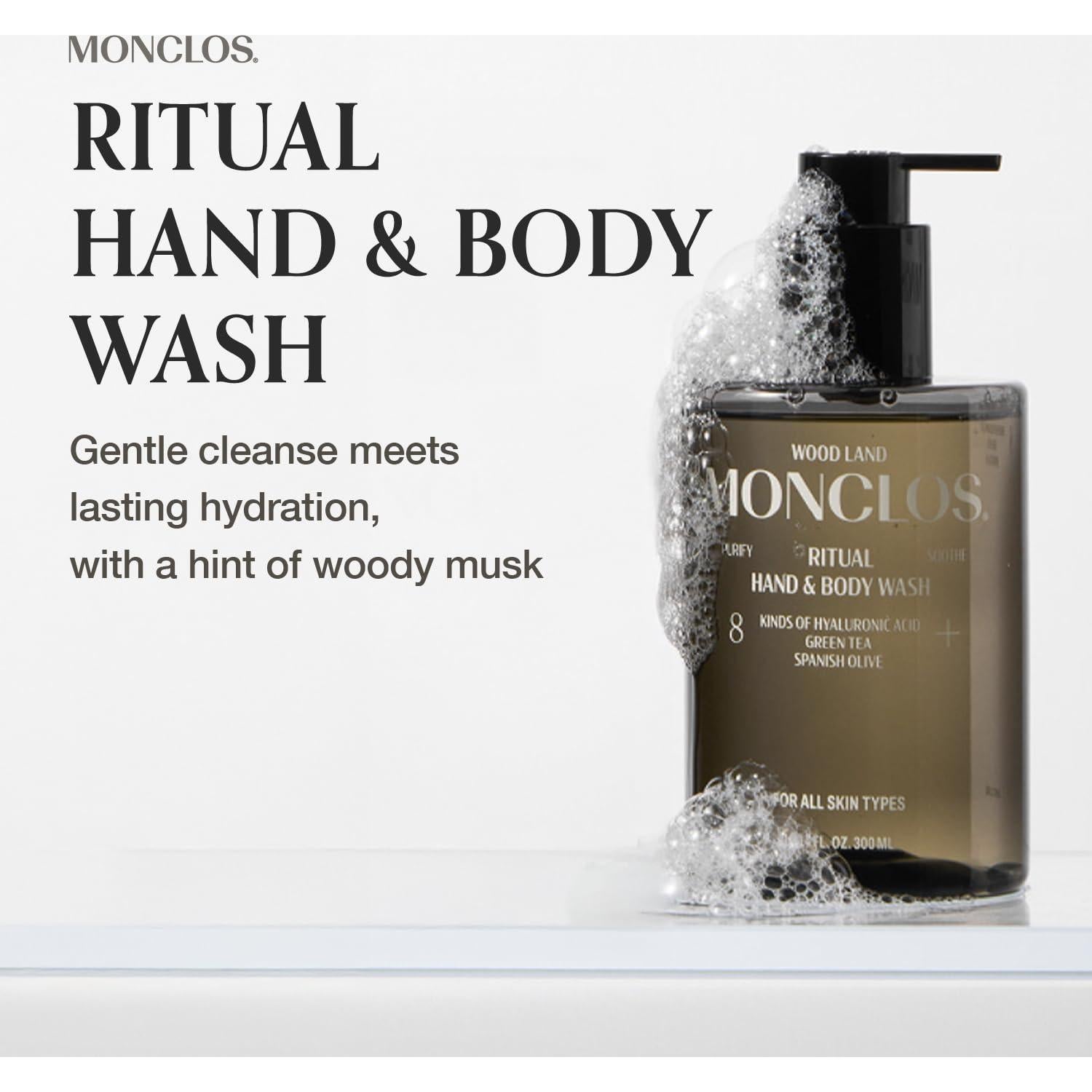 Limpiador Corporal Hidratante Monclos 300 ml con Aceite de Oliva