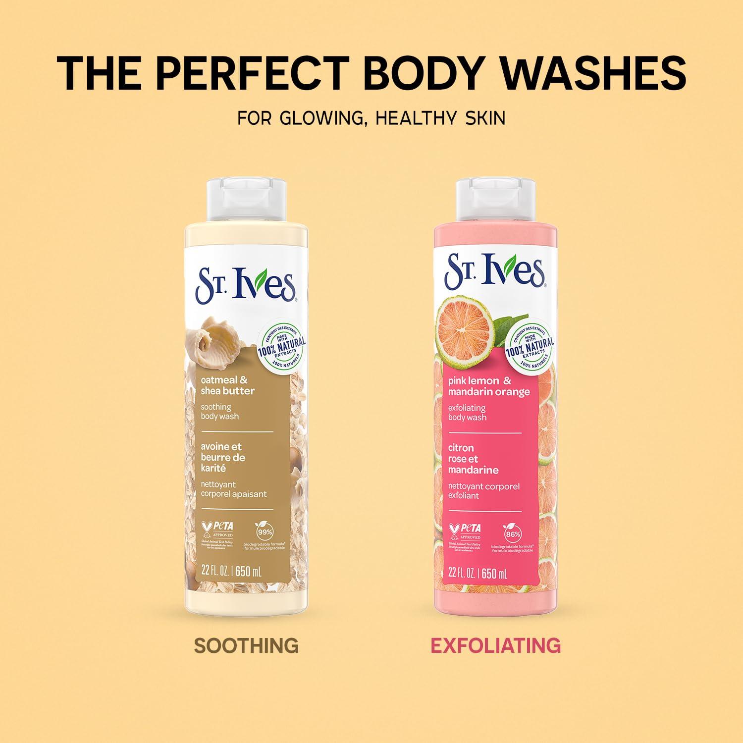 Gel de Ducha St. Ives 2-Pack Avena y Manteca de Karité 650ml