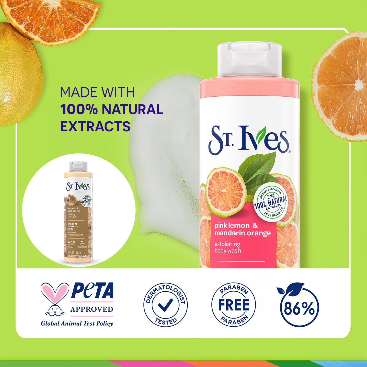 Gel de Ducha St. Ives 2-Pack Avena y Manteca de Karité 650ml