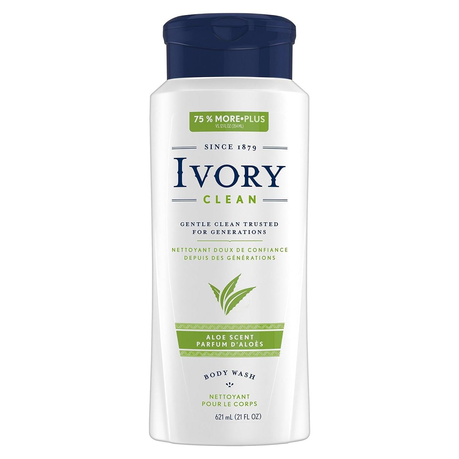 Jabón de Cuerpo Aloe Limpio Ivory 595 g - Hidratante