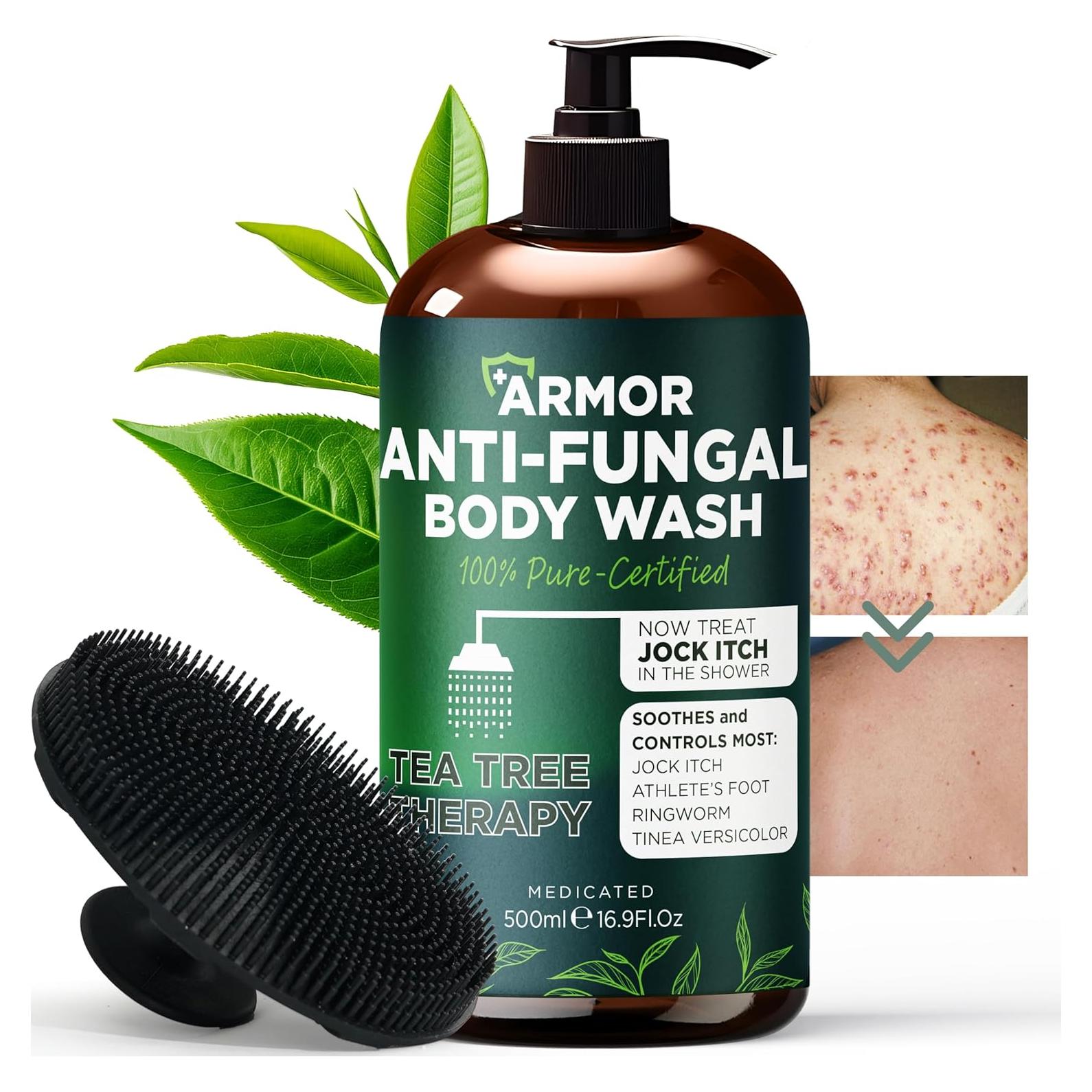 Jabón Corporal Antifúngico Terramed 500 ml con Esponja